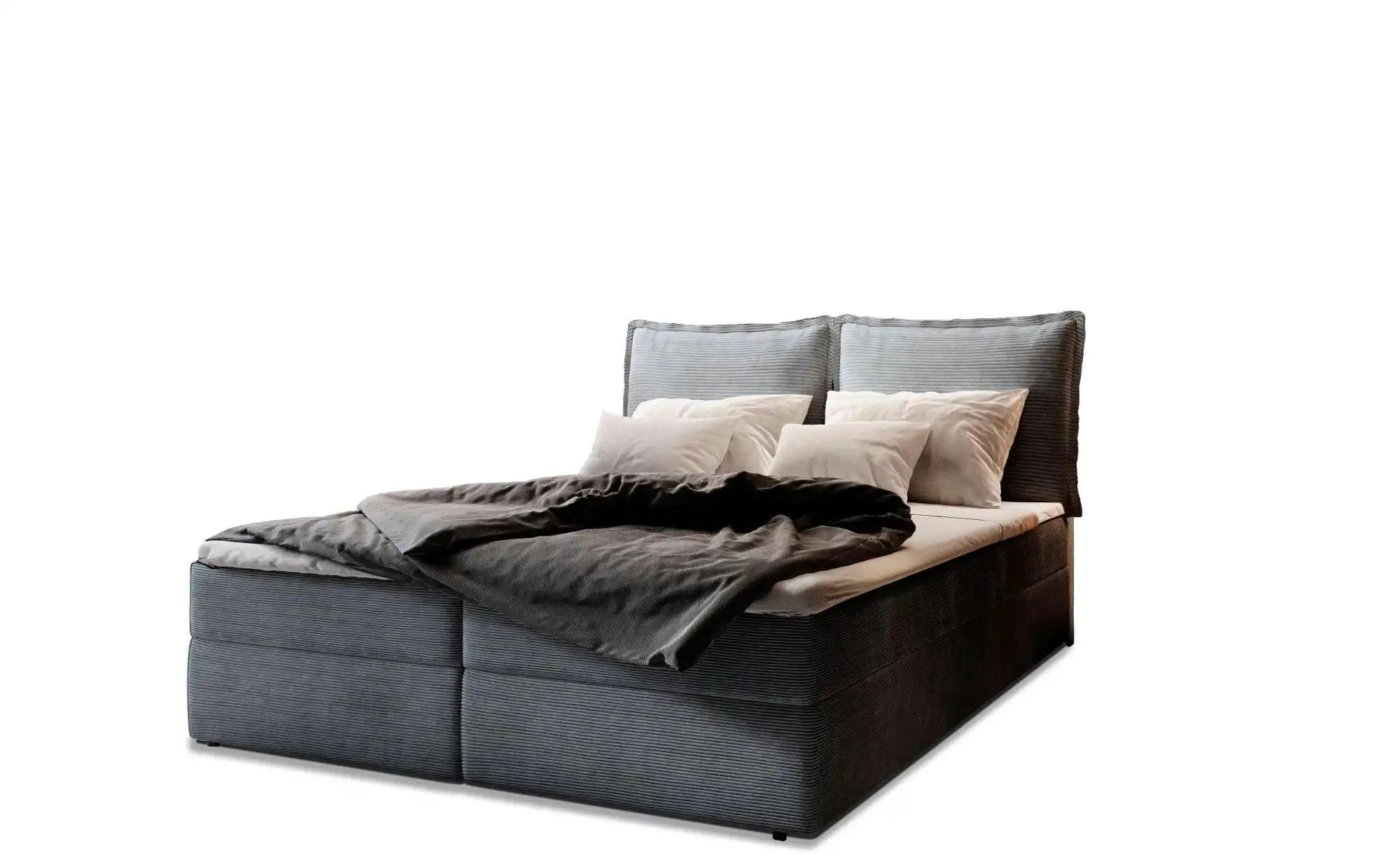 MASSENO Boxbett mit Bettkasten Lente  grau  Maße (cm): B: 160 H: 98 | 05906269813953