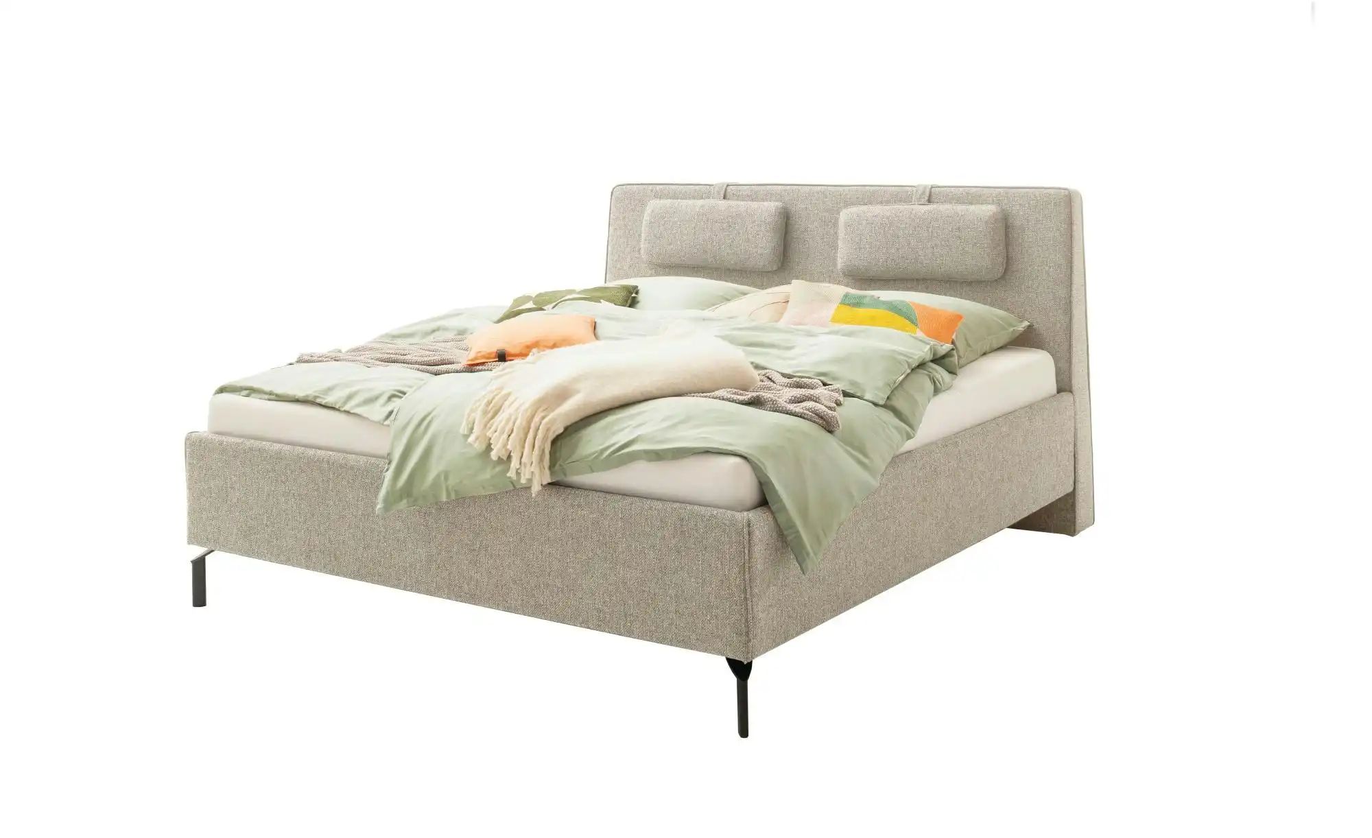 SCHÖNER WOHNEN Kollektion Polsterbett  Madrid ¦ grau ¦ Maße (cm): B: 188 H: günstig online kaufen