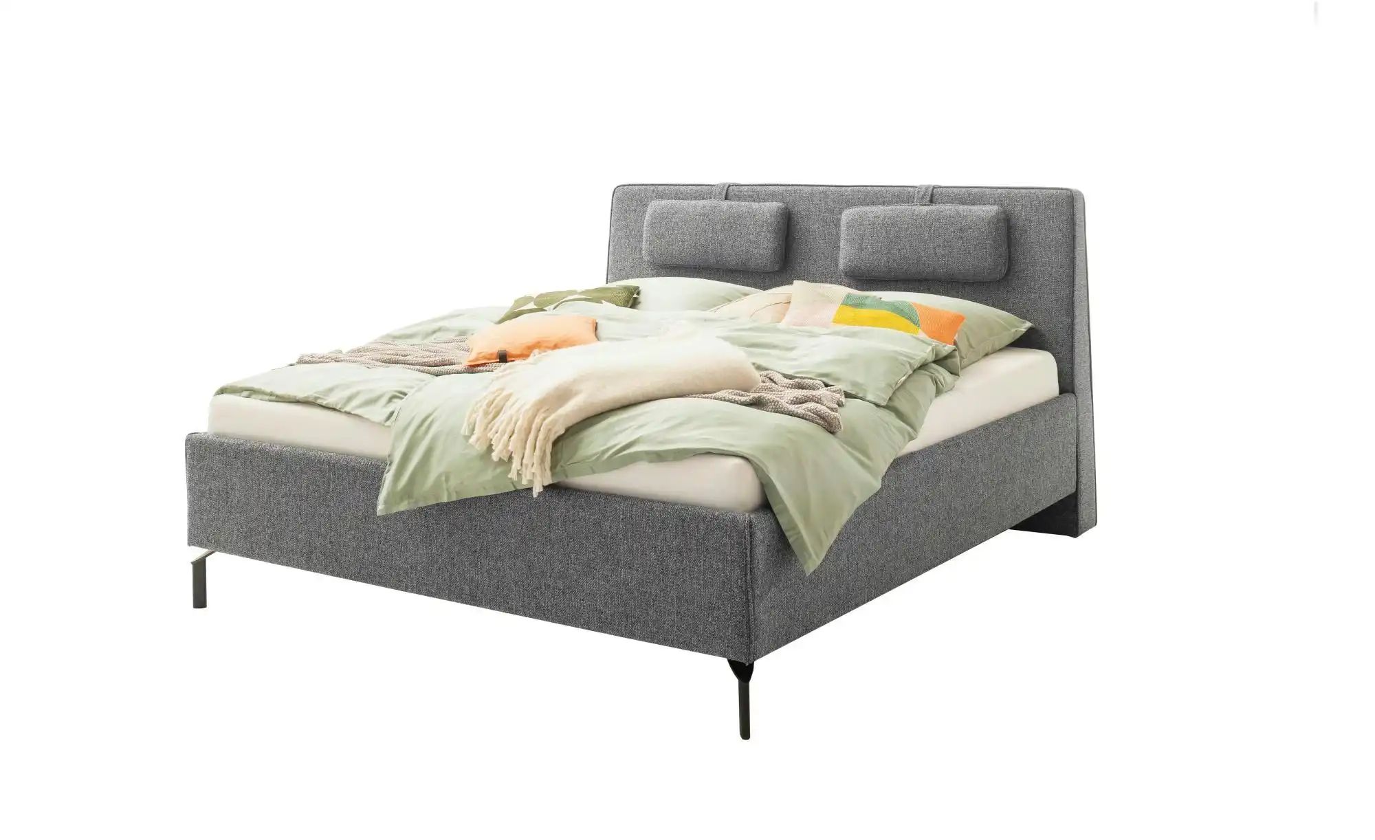 SCHÖNER WOHNEN Kollektion Polsterbett  Madrid ¦ grau ¦ Maße (cm): B: 188 H: günstig online kaufen