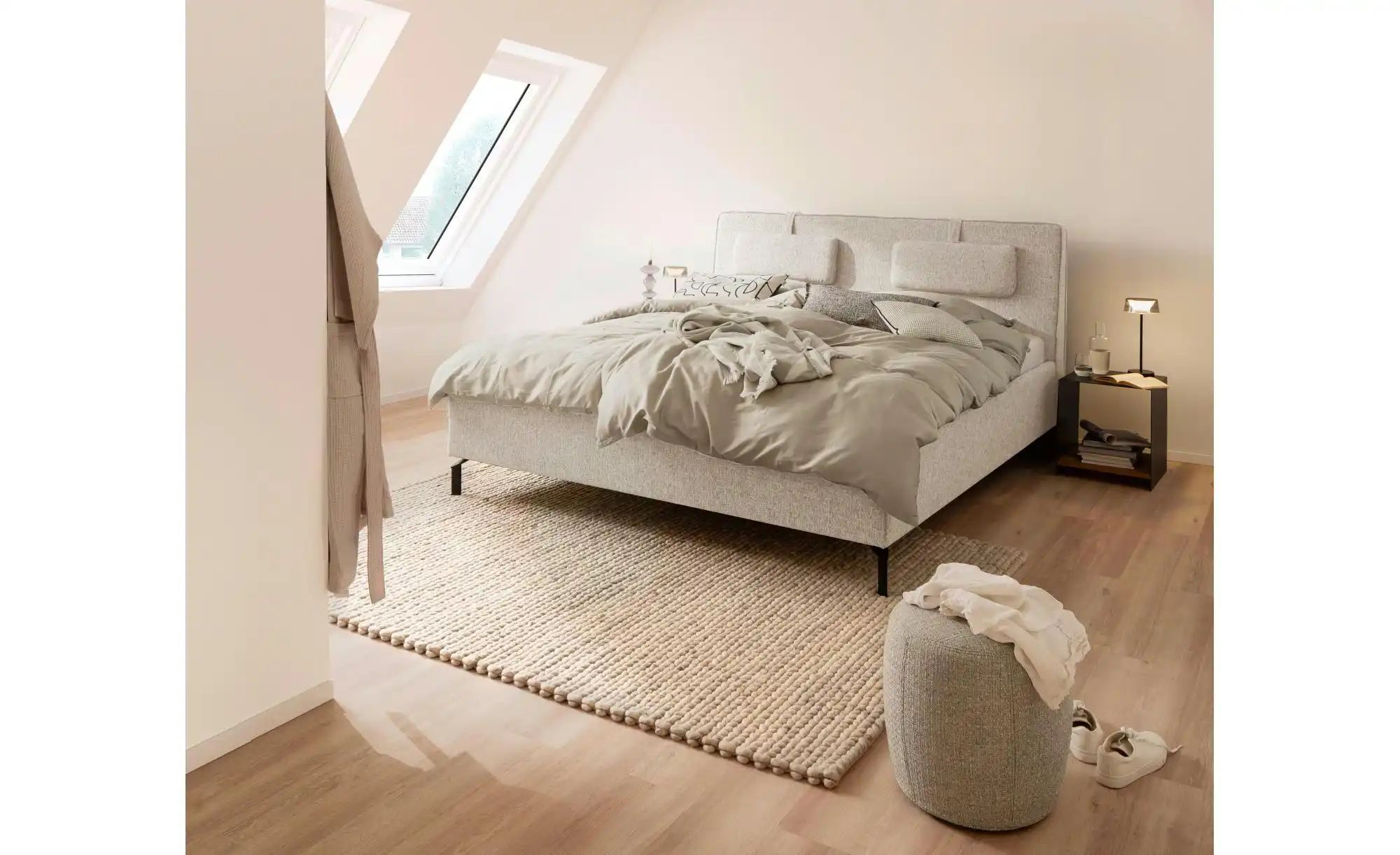 SCHÖNER WOHNEN Kollektion Polsterbett  Madrid ¦ beige ¦ Maße (cm): B: 188 H günstig online kaufen