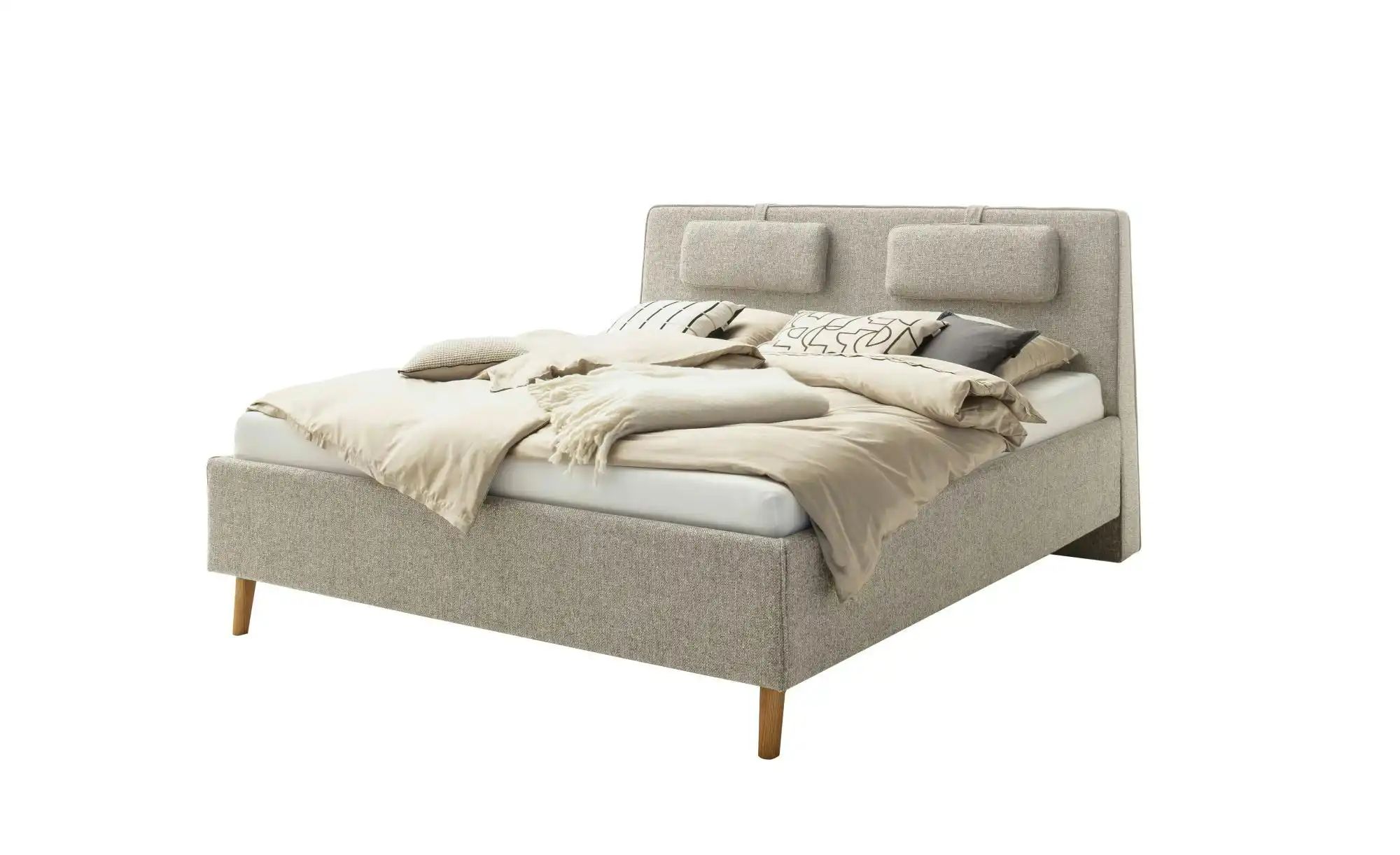 SCHÖNER WOHNEN Kollektion Polsterbett  Madrid ¦ grau ¦ Maße (cm): B: 188 H: günstig online kaufen