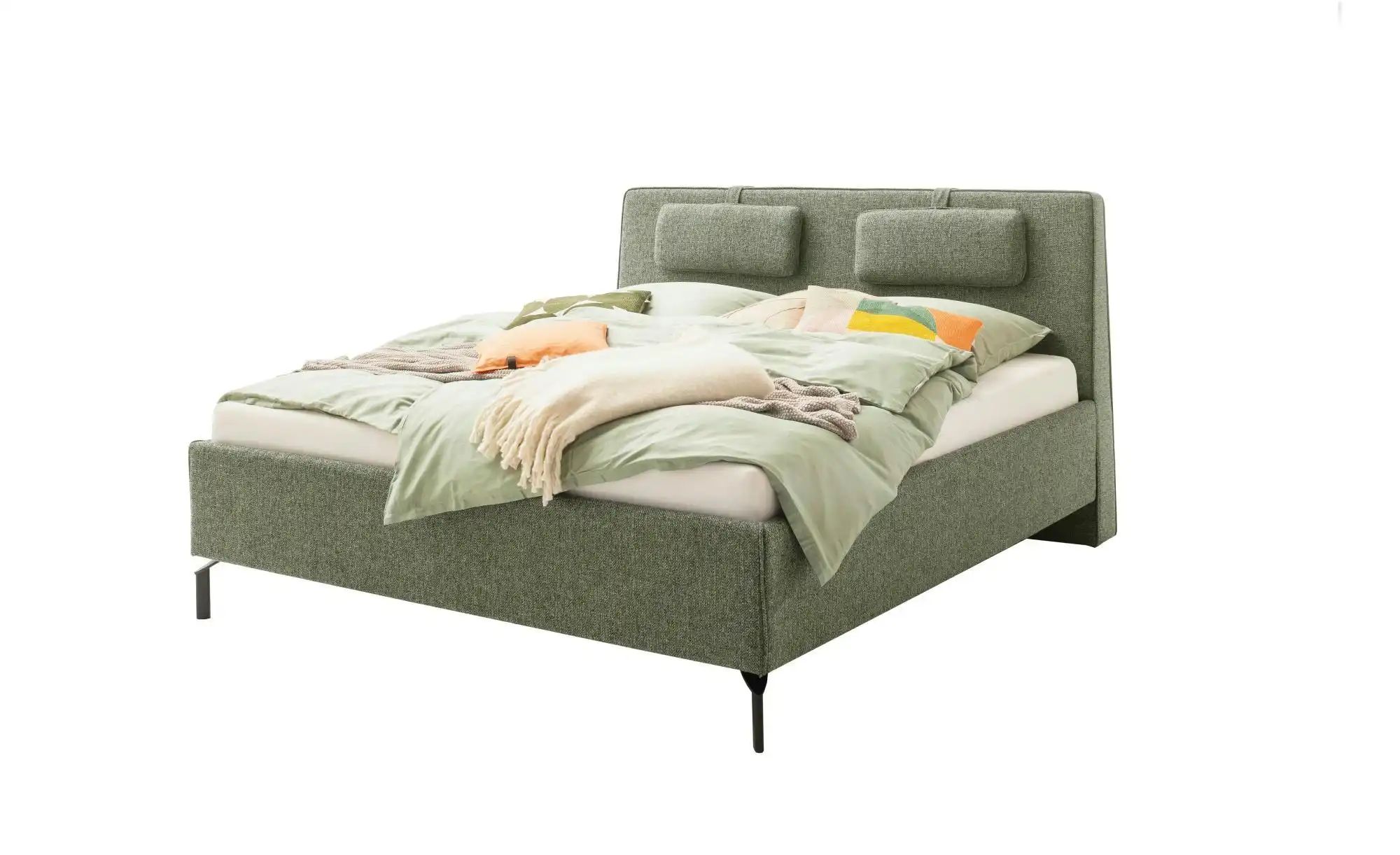 SCHÖNER WOHNEN Kollektion Polsterbett  Madrid ¦ grün ¦ Maße (cm): B: 188 H: günstig online kaufen