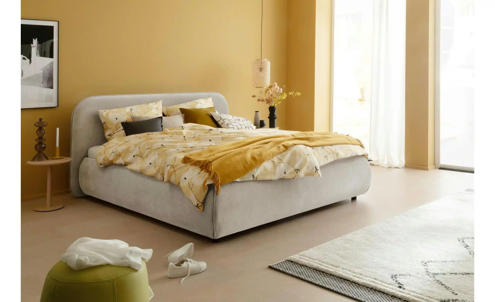 SCHÖNER WOHNEN Kollektion Polsterbett in 180x200 cm Lissabon ¦ beige ¦ Maße günstig online kaufen