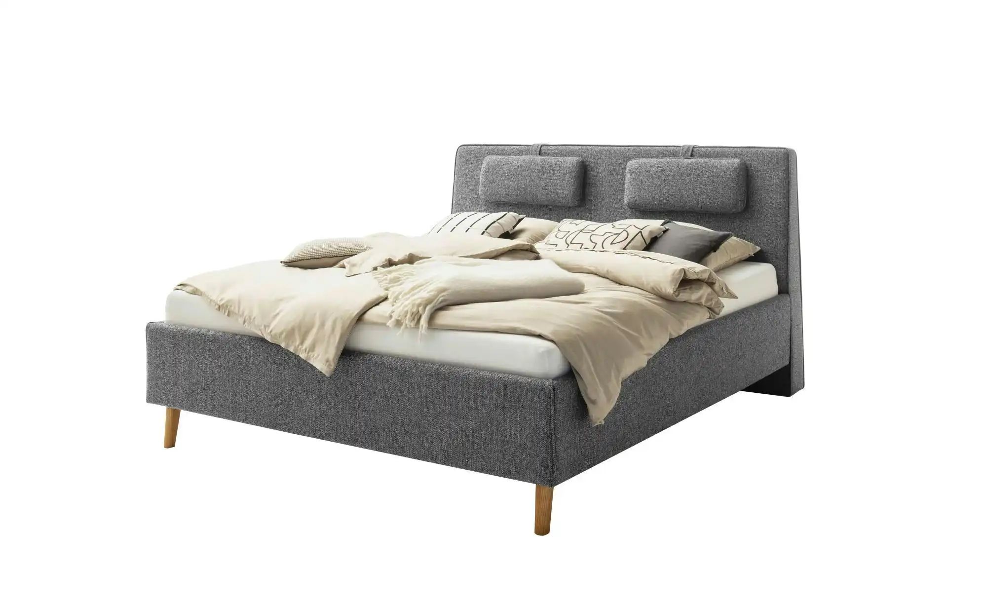 SCHÖNER WOHNEN Kollektion Polsterbett  Madrid ¦ grau ¦ Maße (cm): B: 188 H: günstig online kaufen