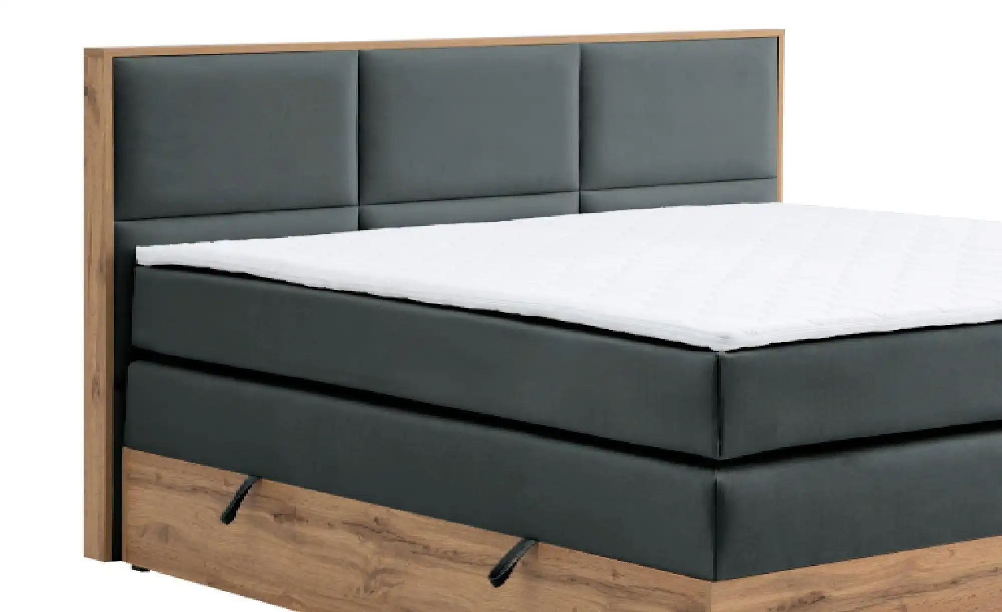 Thumbnail - Boxspringbett mit Bettkasten Vancouver ¦ grau ¦ Maße (cm): B: 180 H: 115 Betten > Komfortbetten - Höffner