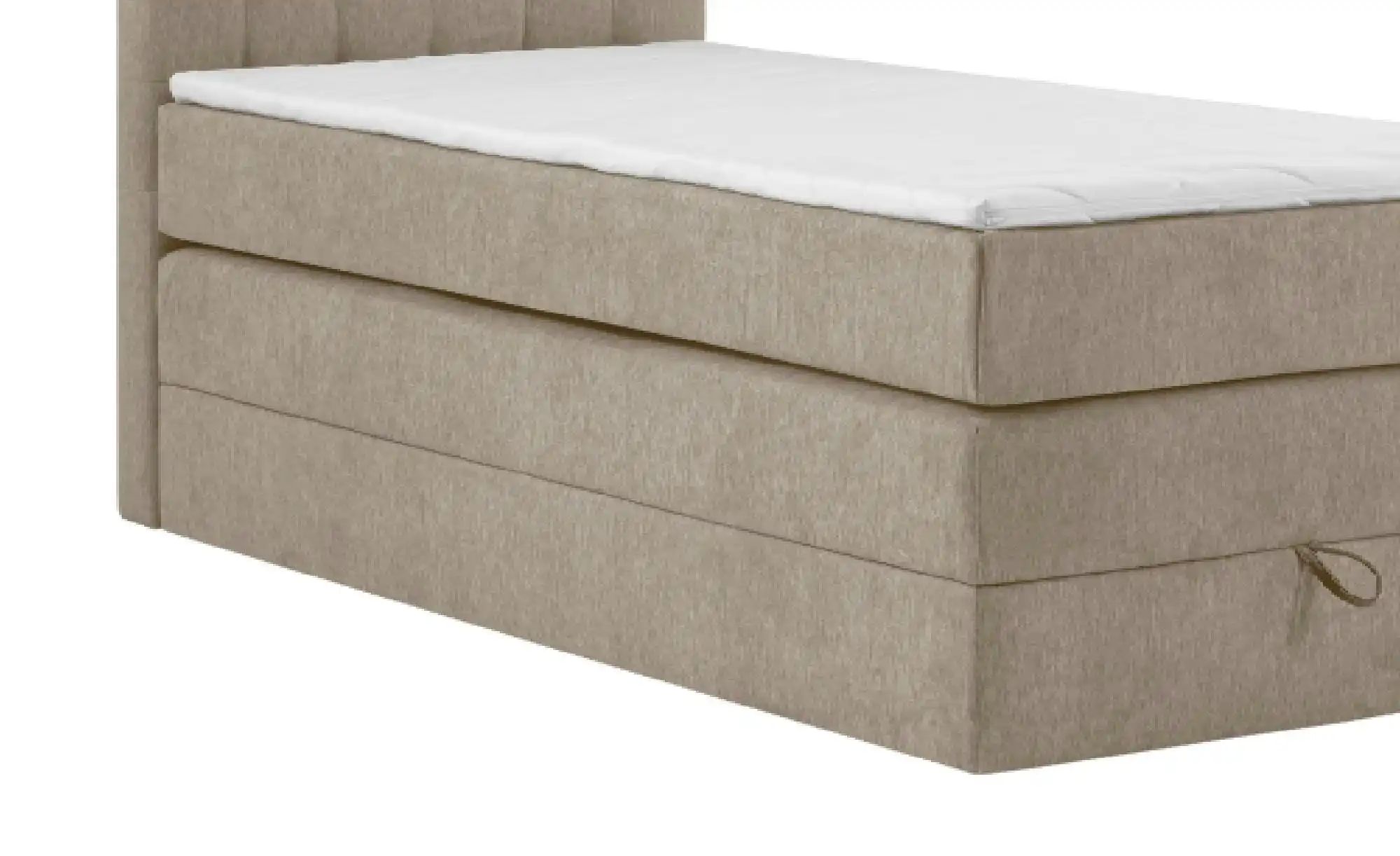 Thumbnail - Boxspringbett mit Bettkasten Barcelona ¦ beige ¦ Maße (cm): H: 110 Betten > Einzelbetten - Höffner