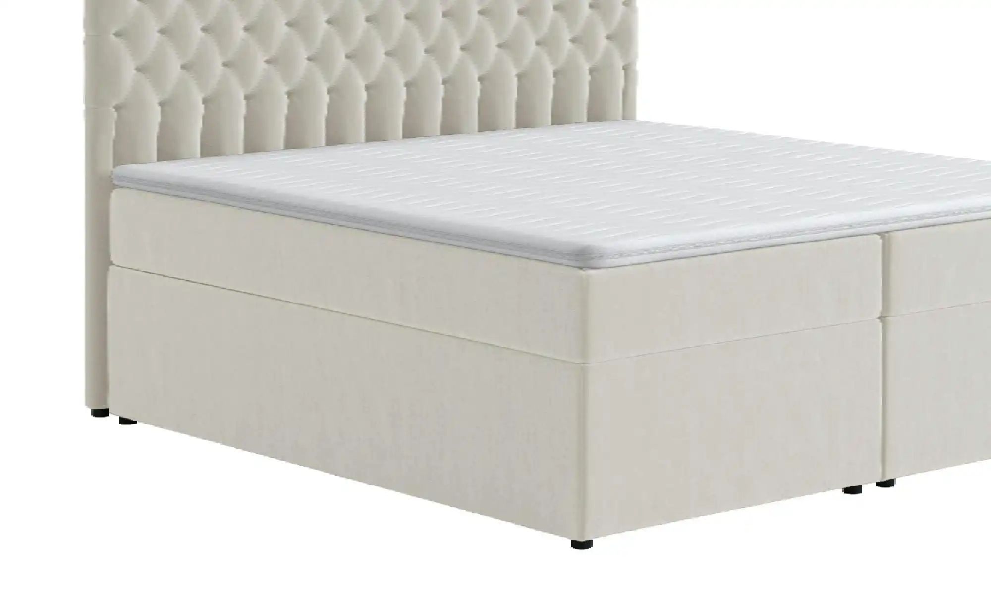 Boxbett mit Bettkasten Belek ¦ beige ¦ Maße (cm): B: 180 H: 125 Betten > Ko günstig online kaufen