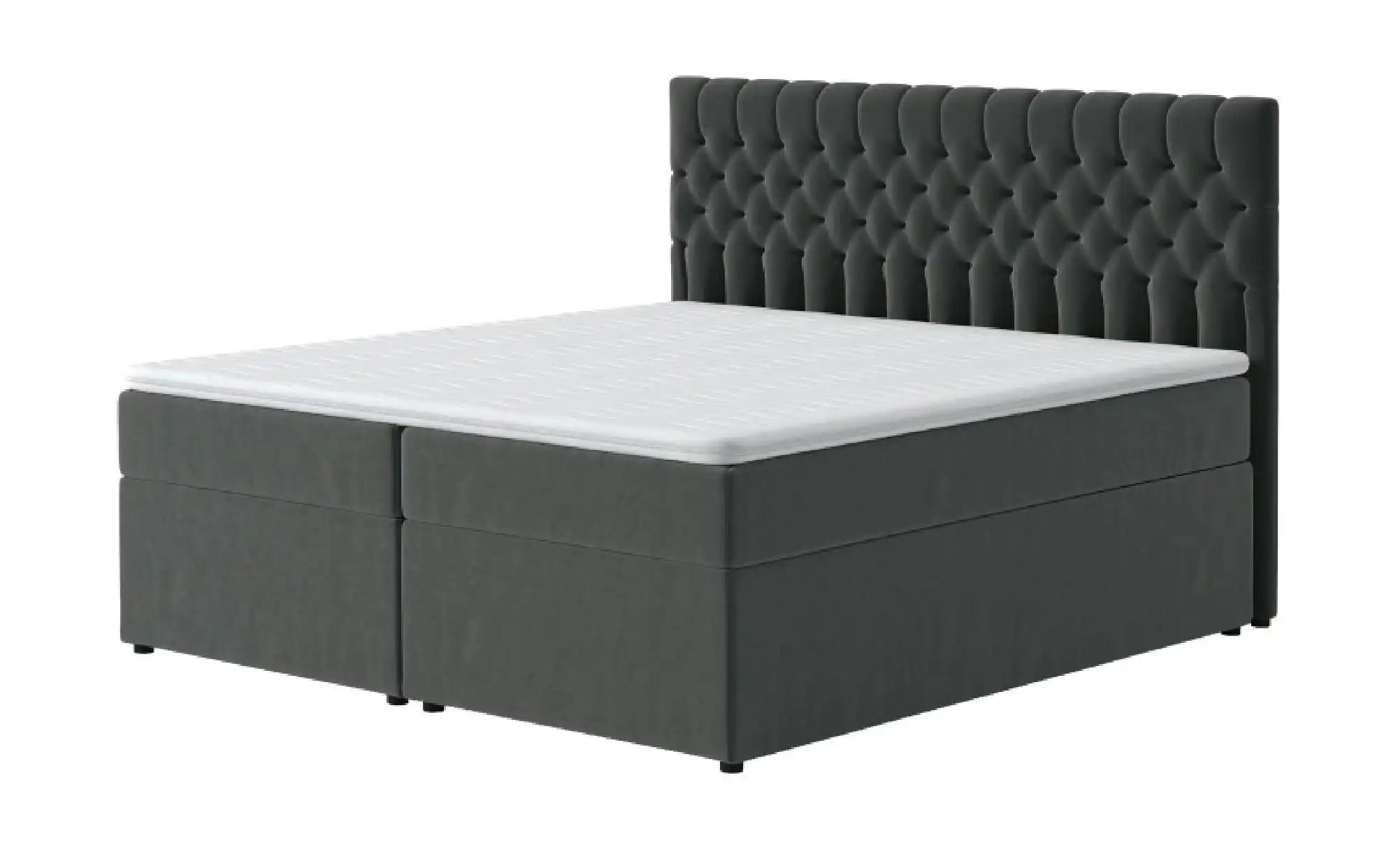 Boxbett mit Bettkasten Belek ¦ grau ¦ Maße (cm): B: 180 H: 125 Betten > Pol günstig online kaufen