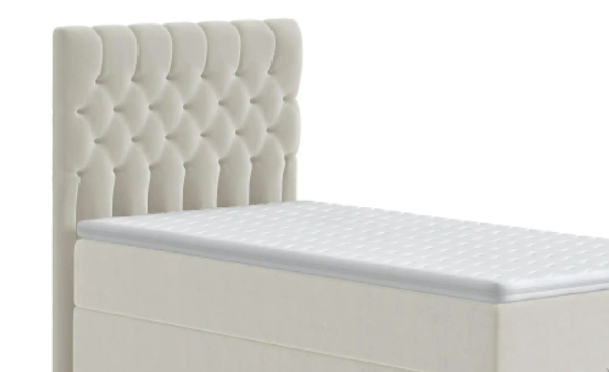 Boxbett mit Bettkasten Belek ¦ beige ¦ Maße (cm): B: 90 H: 125 Betten > Pol günstig online kaufen