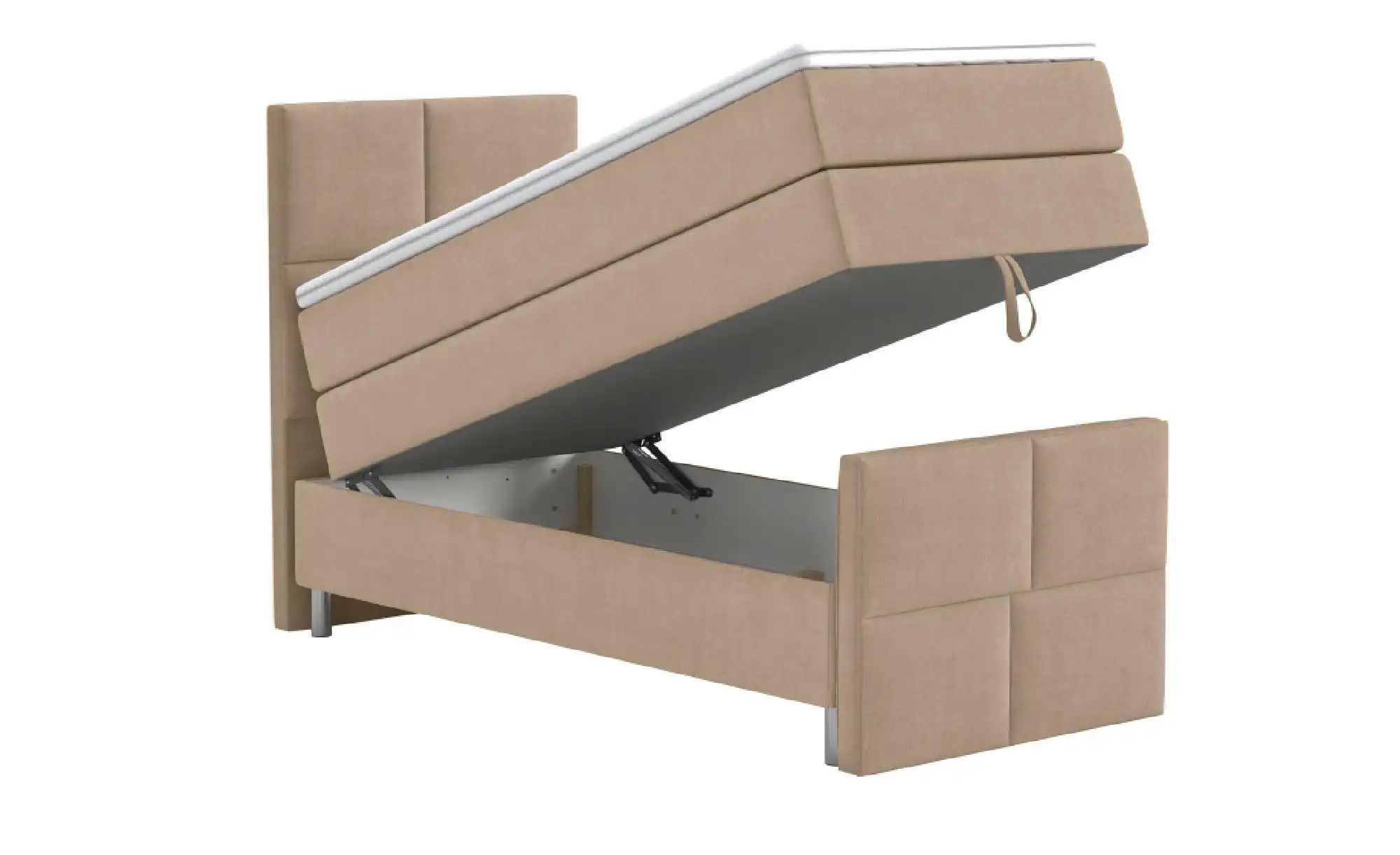 Boxbett mit Bettkasten Adria ¦ beige ¦ Maße (cm): H: 110 Betten > Polsterbe günstig online kaufen