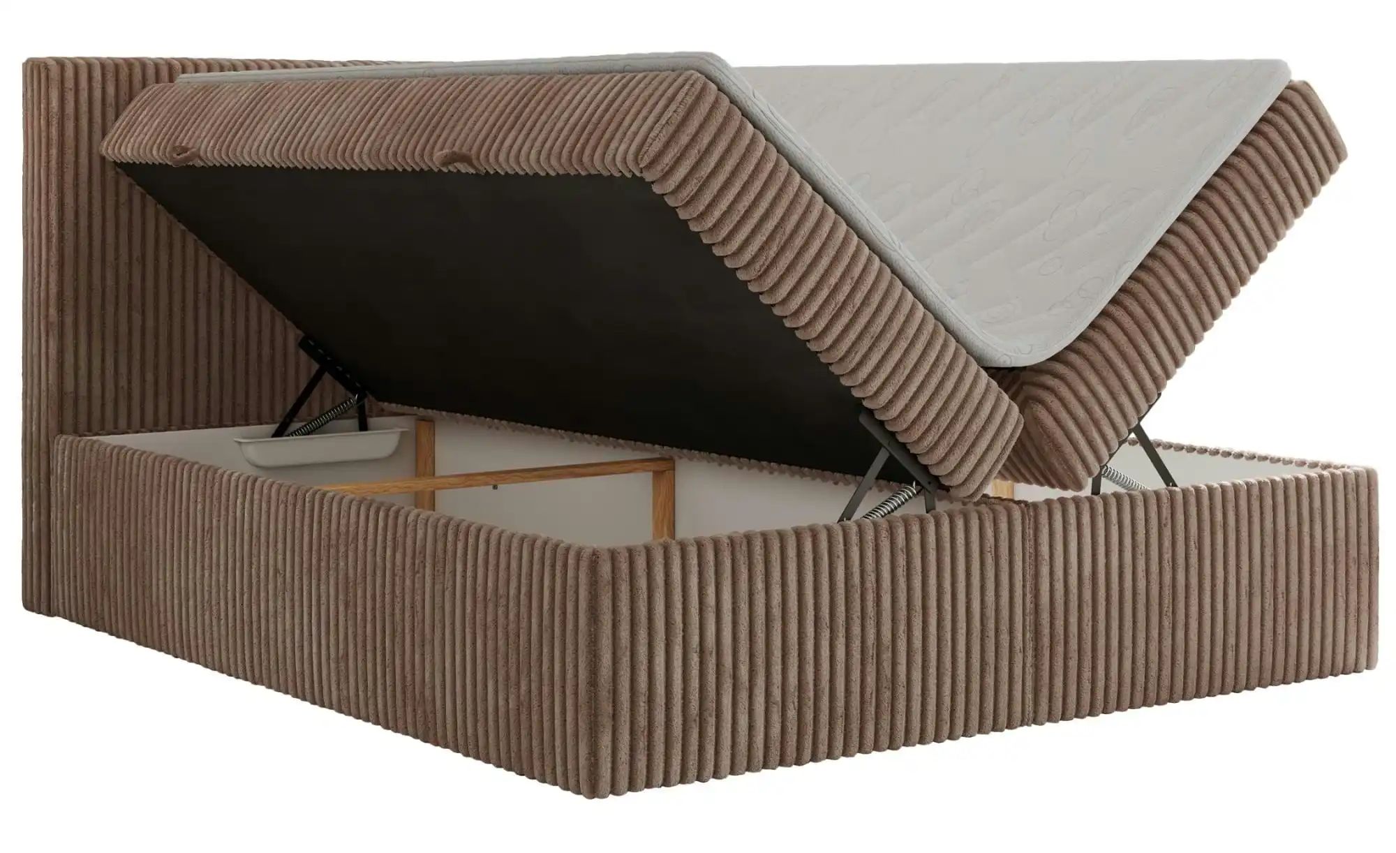 Boxbett mit Bettkasten Tiliano ¦ braun ¦ Maße (cm): B: 164 H: 119 Betten > günstig online kaufen