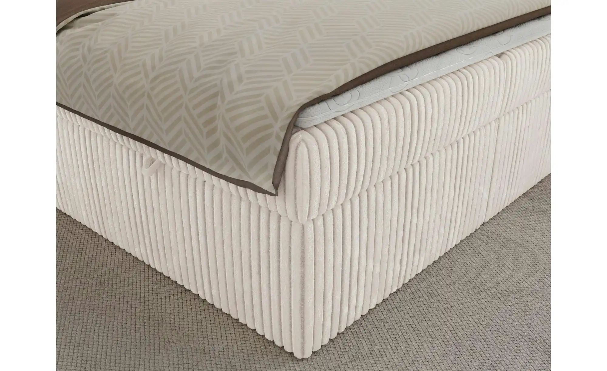 Thumbnail - Boxbett mit Bettkasten Tiliano ¦ beige ¦ Maße (cm): B: 204 H: 119 Betten > Komfortbetten - Höffner