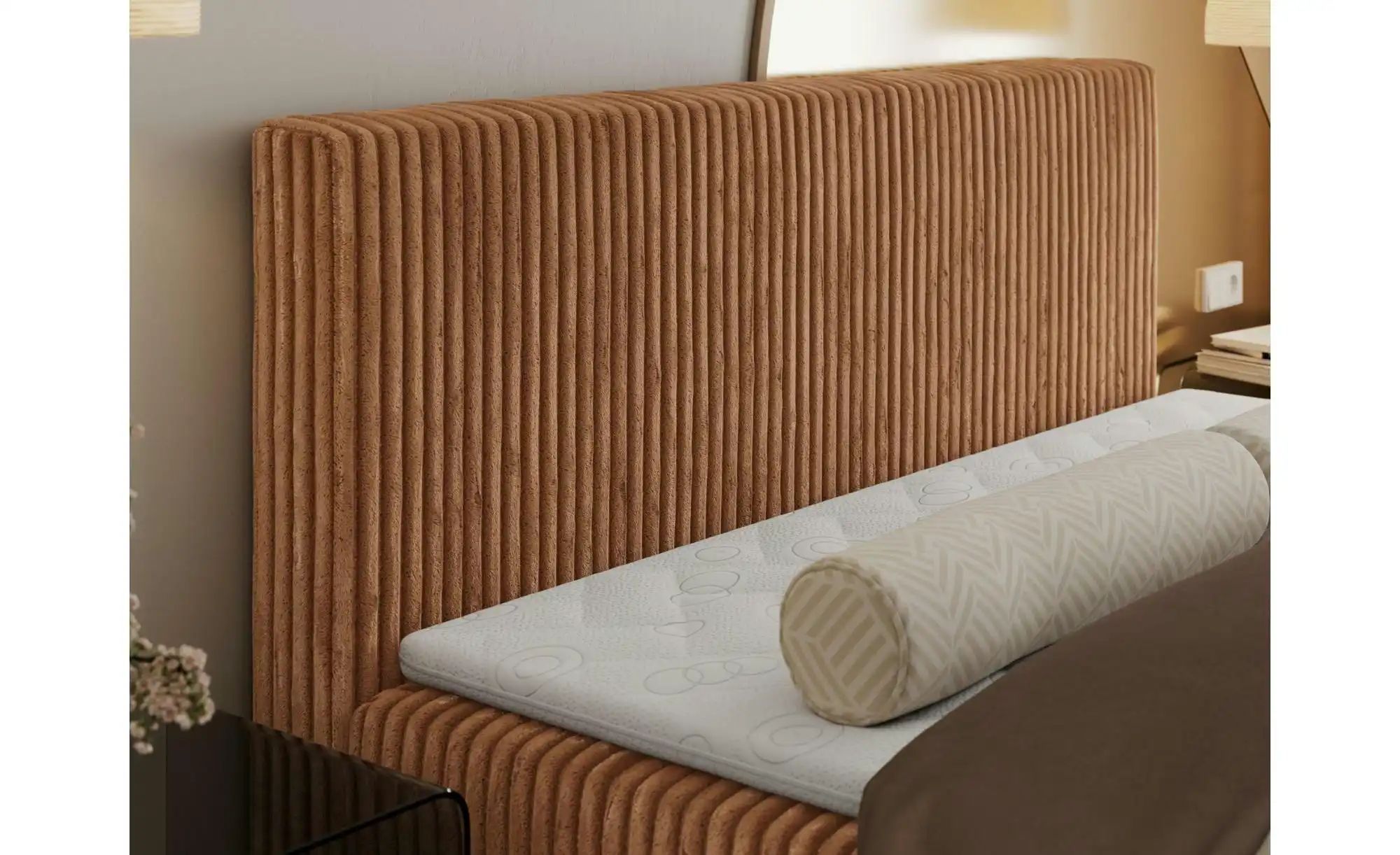 Boxbett mit Bettkasten Tiliano ¦ orange ¦ Maße (cm): B: 204 H: 119 Betten > günstig online kaufen