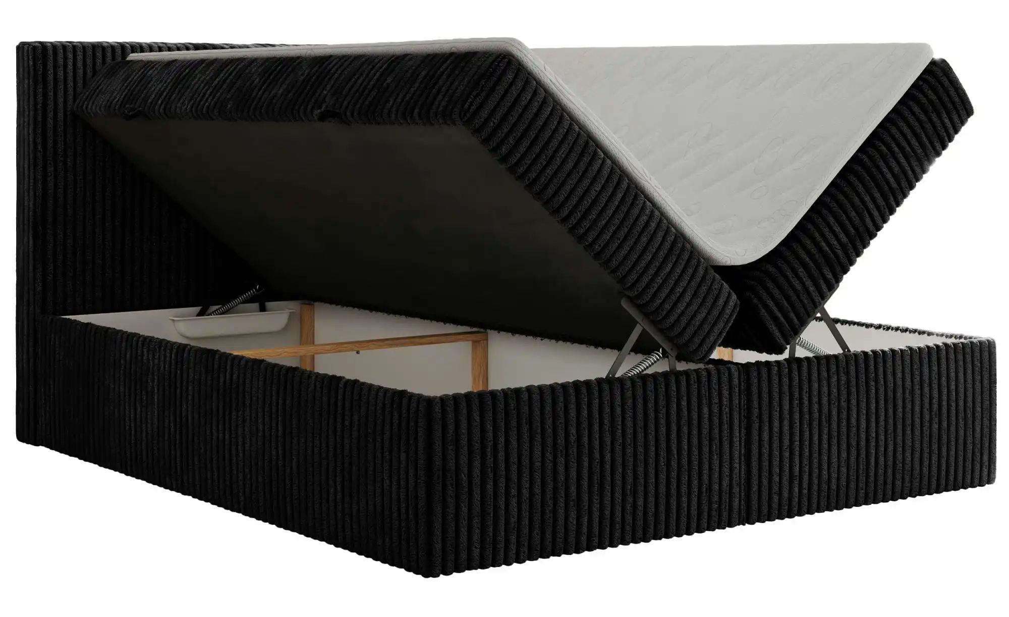 Boxbett mit Bettkasten Tiliano ¦ schwarz ¦ Maße (cm): B: 164 H: 119 Betten günstig online kaufen