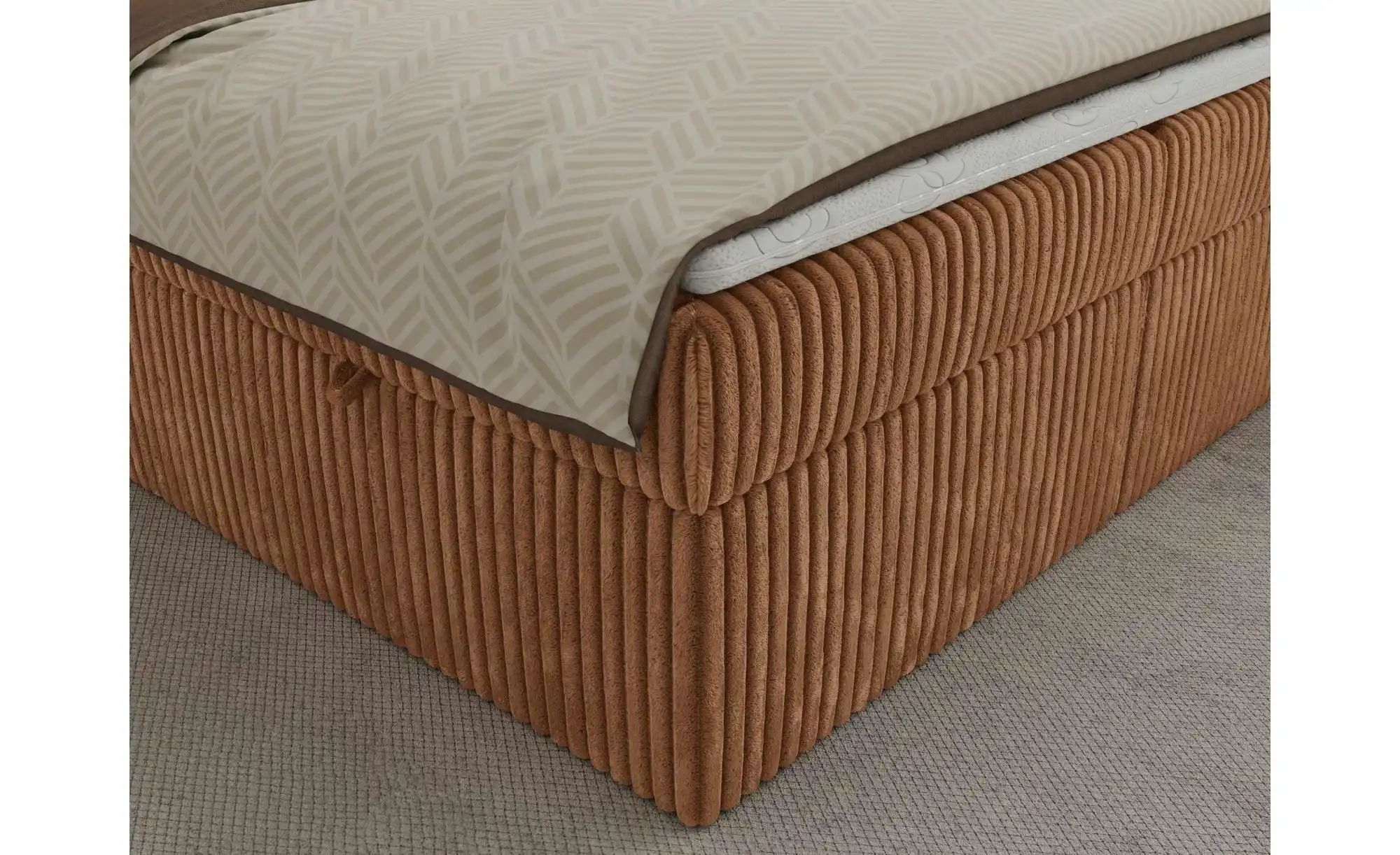 Boxbett mit Bettkasten Tiliano ¦ orange ¦ Maße (cm): B: 184 H: 119 Betten > günstig online kaufen