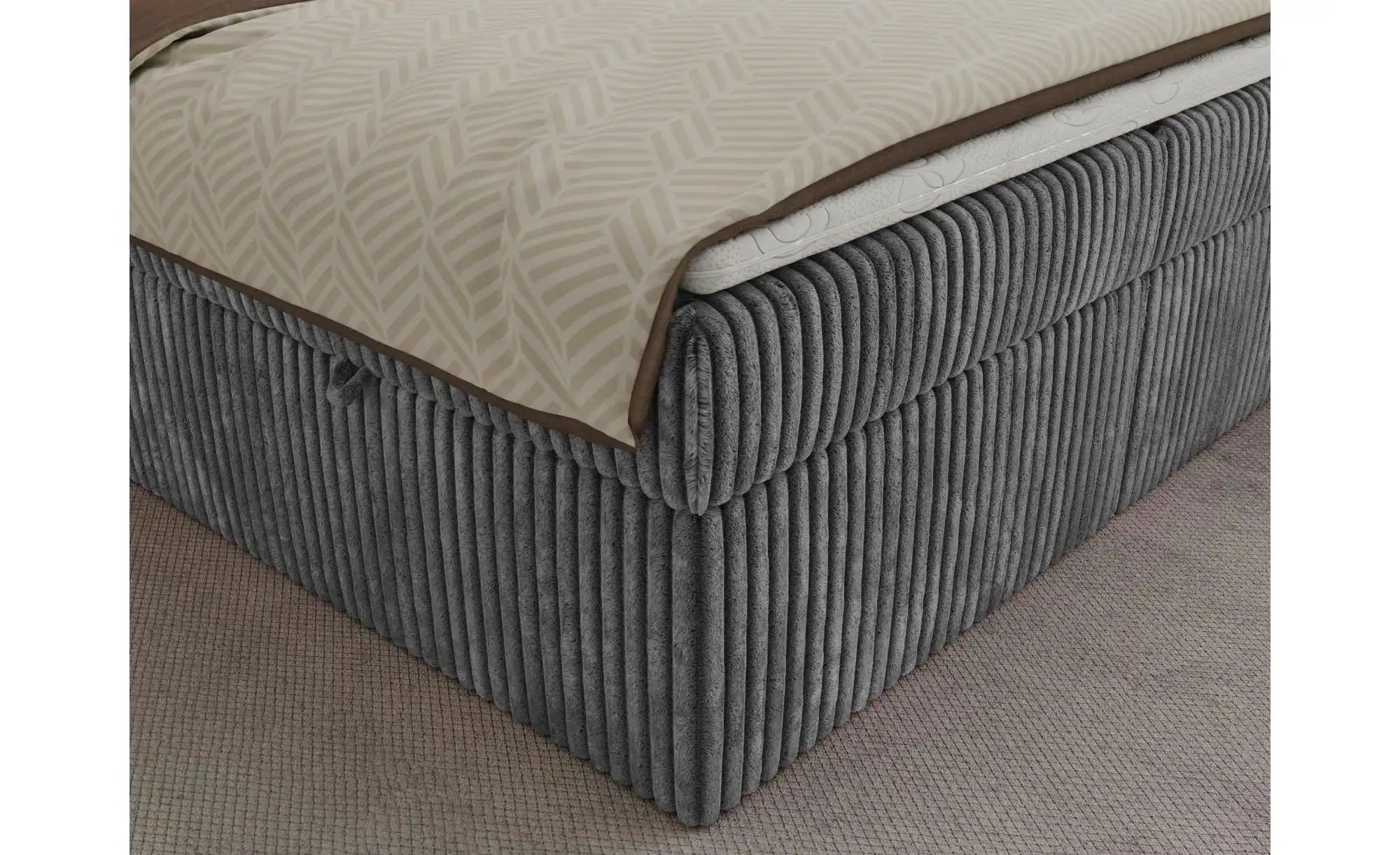 Boxbett mit Bettkasten Tiliano ¦ grau ¦ Maße (cm): B: 204 H: 119 Betten > K günstig online kaufen