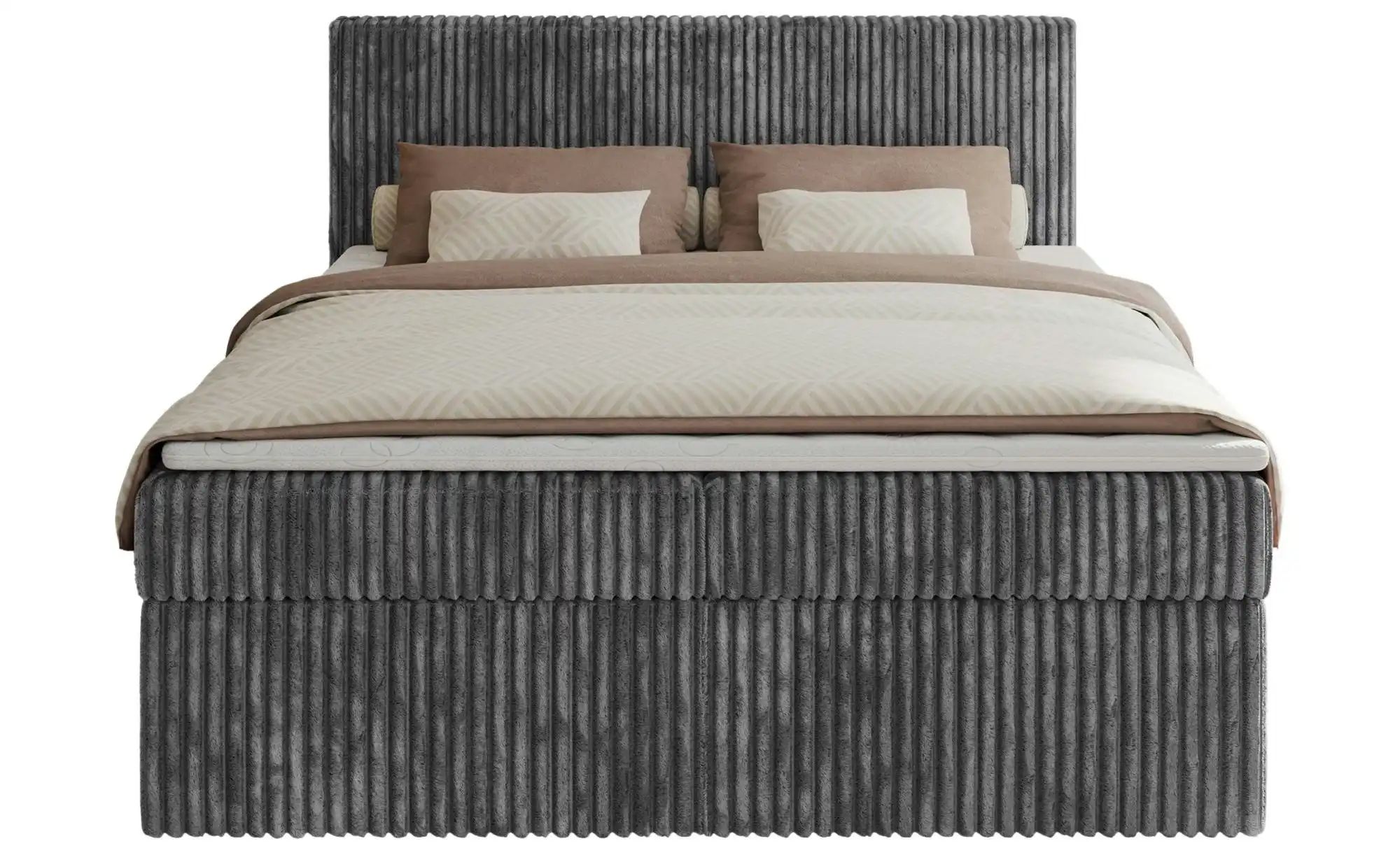 Thumbnail - Boxbett mit Bettkasten Tiliano ¦ grau ¦ Maße (cm): B: 204 H: 119 Betten > Polsterbetten - Höffner