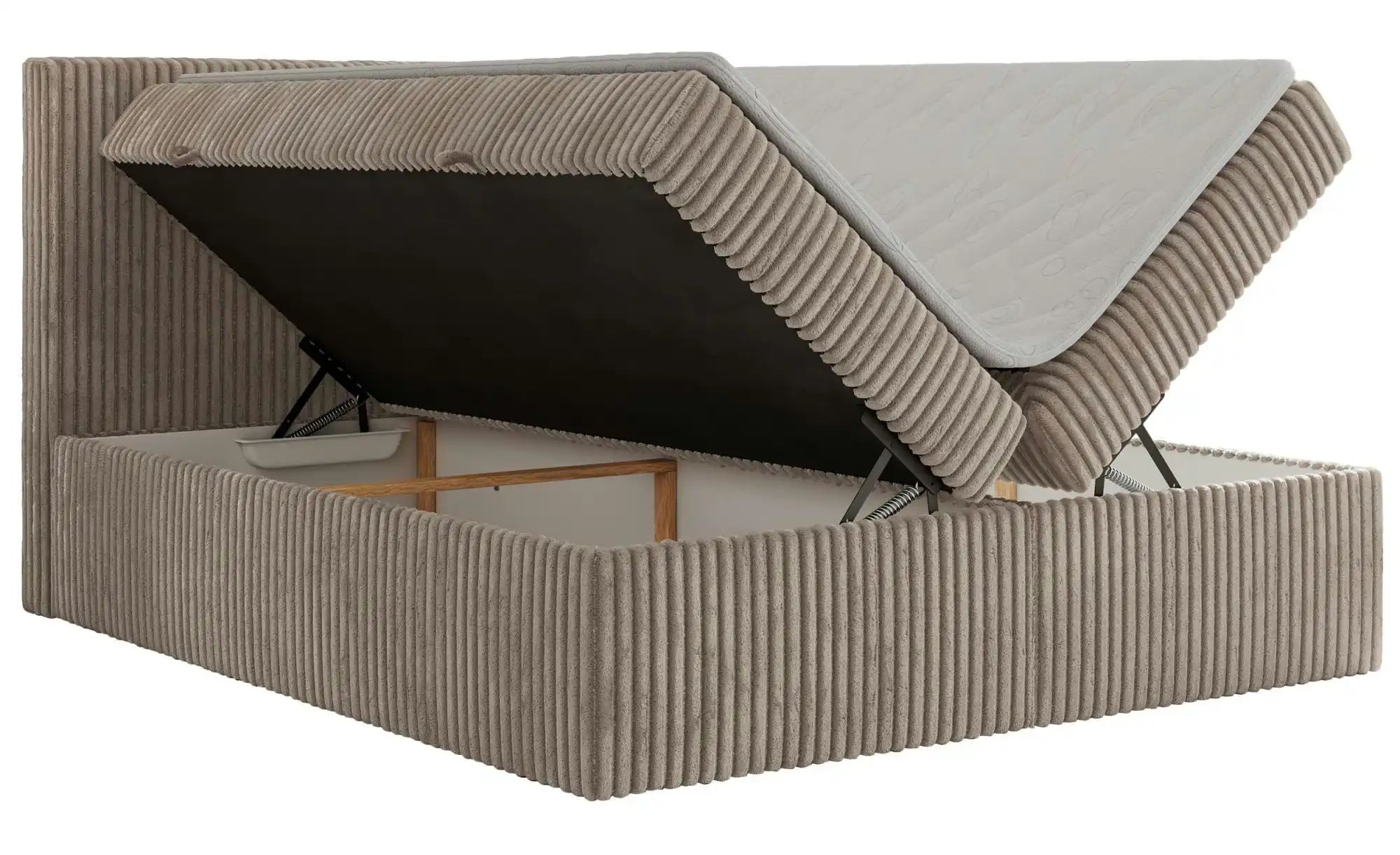 Boxbett mit Bettkasten Tiliano ¦ braun ¦ Maße (cm): B: 144 H: 119 Betten > günstig online kaufen