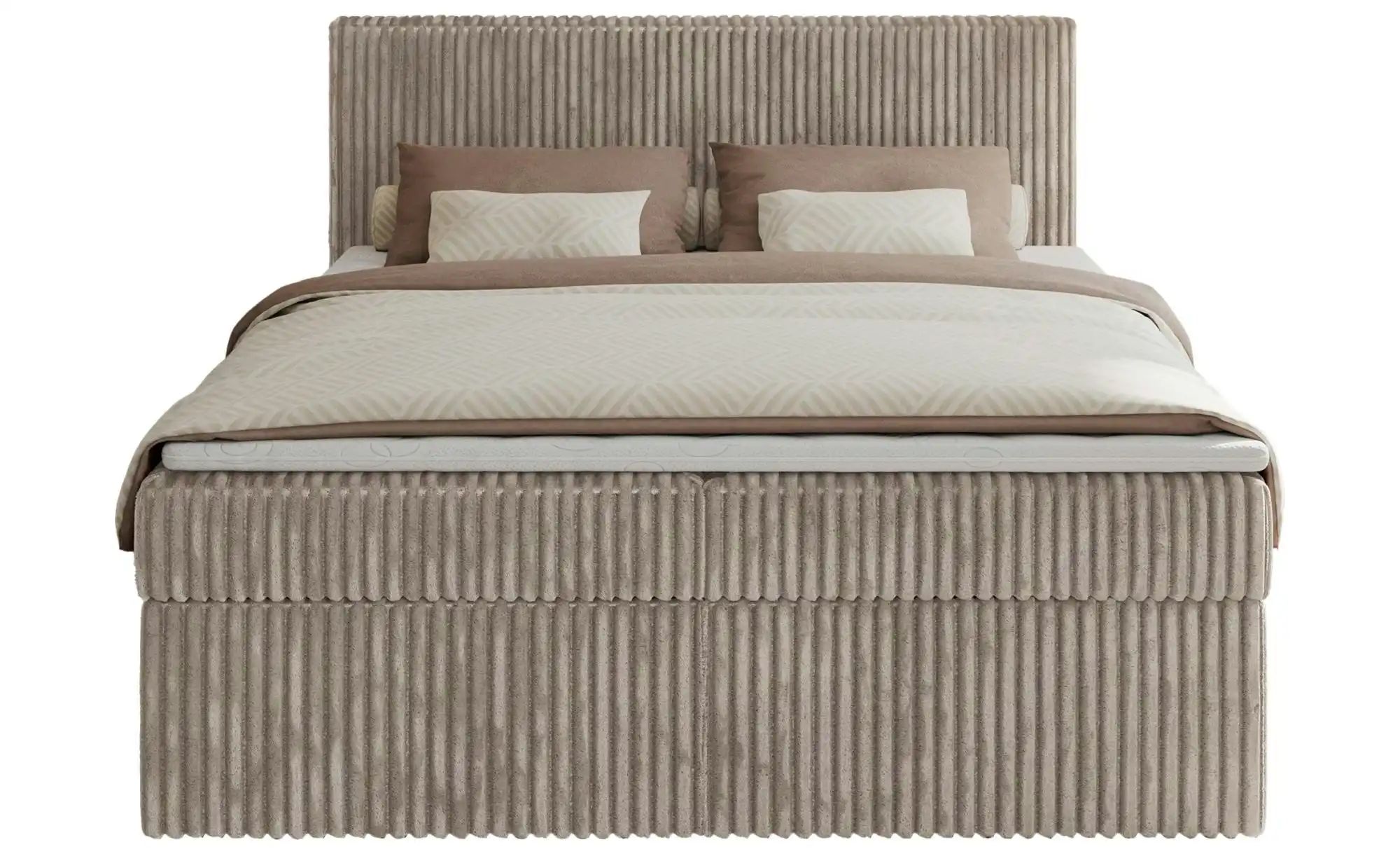 Thumbnail - Boxbett mit Bettkasten Tiliano ¦ braun ¦ Maße (cm): B: 144 H: 119 Betten > Komfortbetten - Höffner