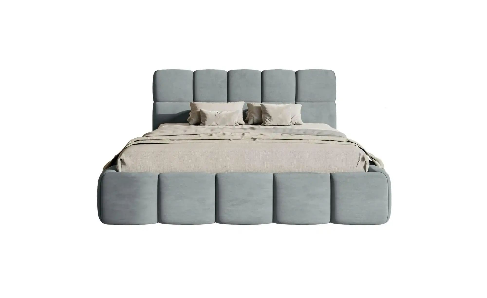 Selsey Polsterbett  Cloudy ¦ grau ¦ Maße (cm): B: 200 H: 96 Betten > Polste günstig online kaufen