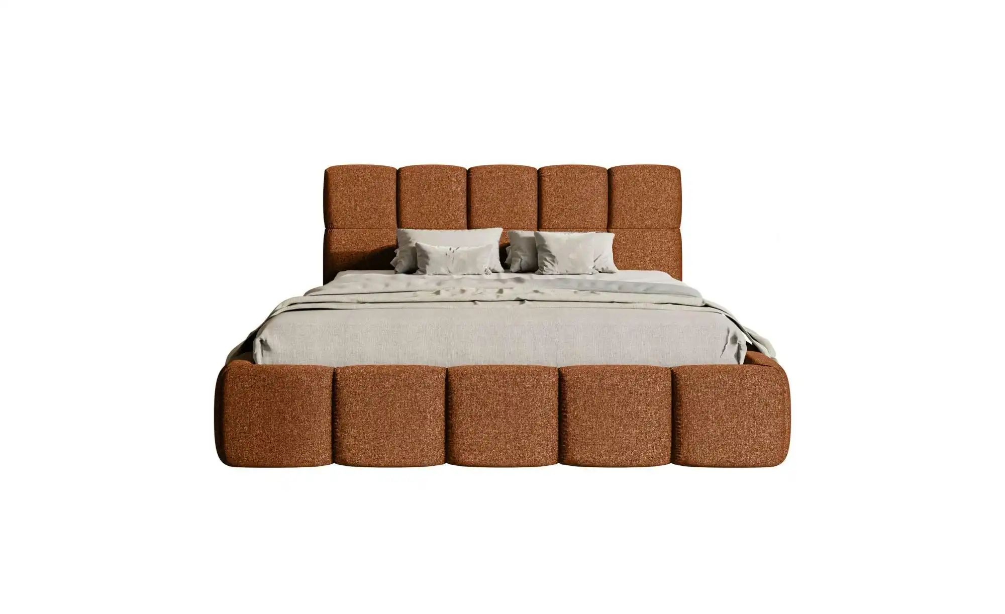 Selsey Polsterbett mit Bettkasten Cloudy ¦ gelb ¦ Maße (cm): B: 180 H: 96 B günstig online kaufen