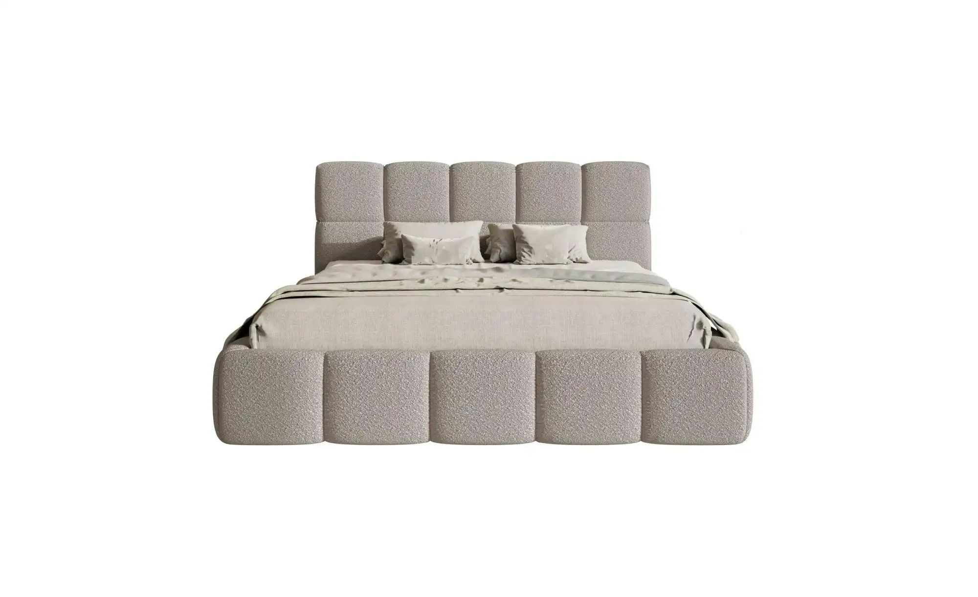 Selsey Polsterbett mit Bettkasten Cloudy ¦ grau ¦ Maße (cm): B: 180 H: 96 B günstig online kaufen