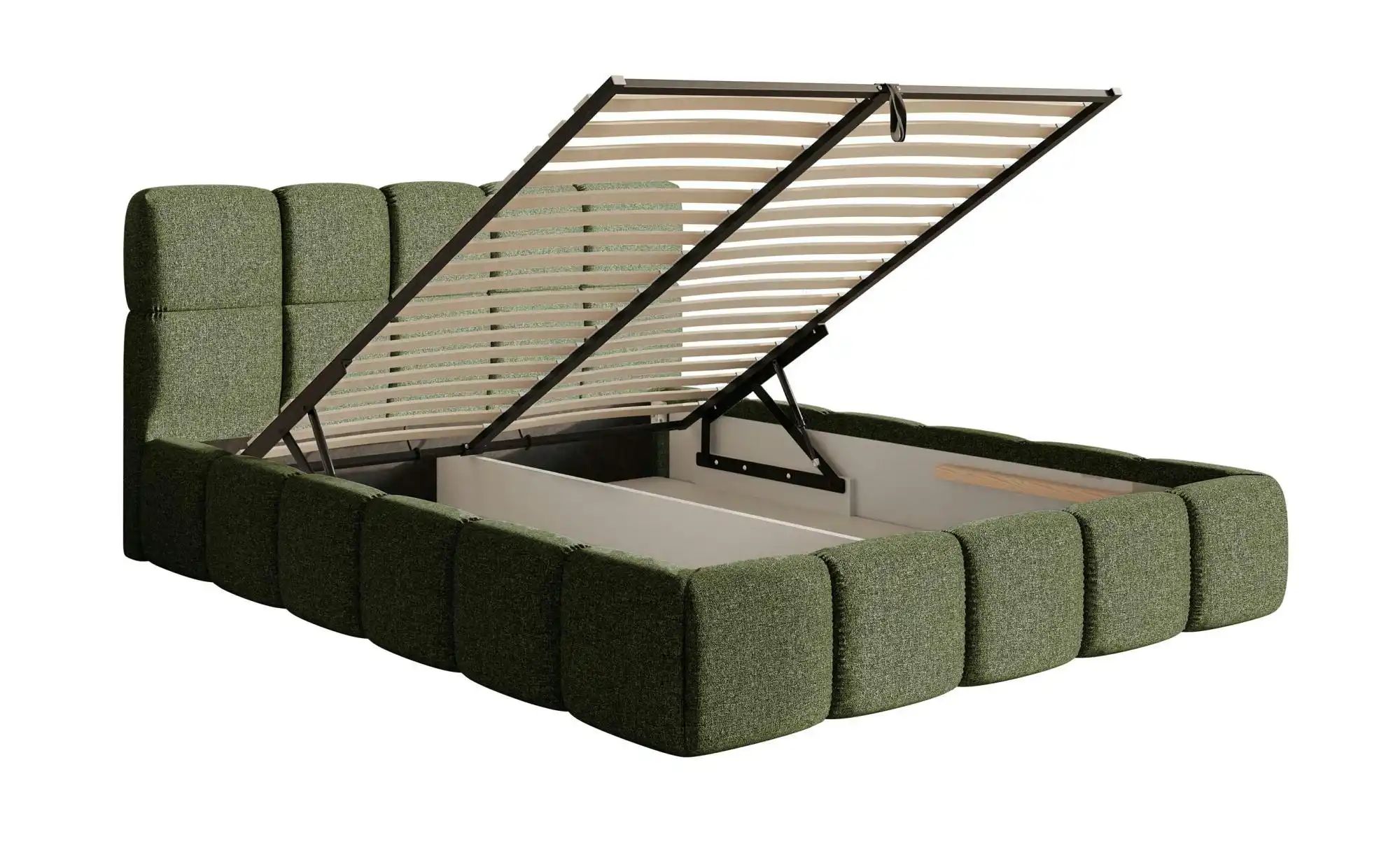 Polsterbett  Cloudy ¦ grün ¦ Maße (cm): B: 220 H: 96 Betten > Polsterbetten günstig online kaufen