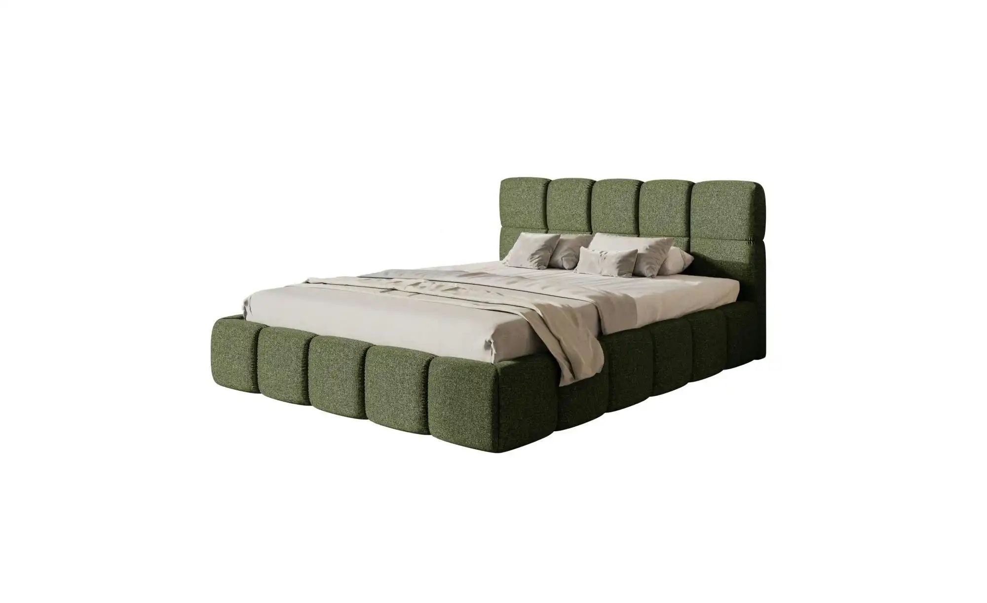 Polsterbett  Cloudy ¦ grün ¦ Maße (cm): B: 220 H: 96 Betten > Polsterbetten günstig online kaufen