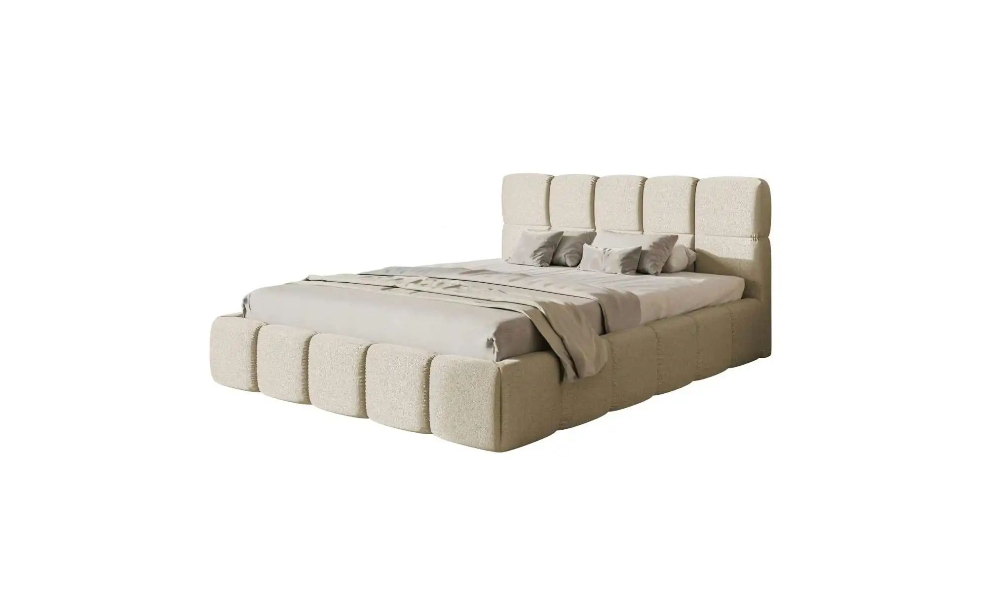 Polsterbett  Cloudy ¦ beige ¦ Maße (cm): B: 220 H: 96 Betten > Polsterbette günstig online kaufen