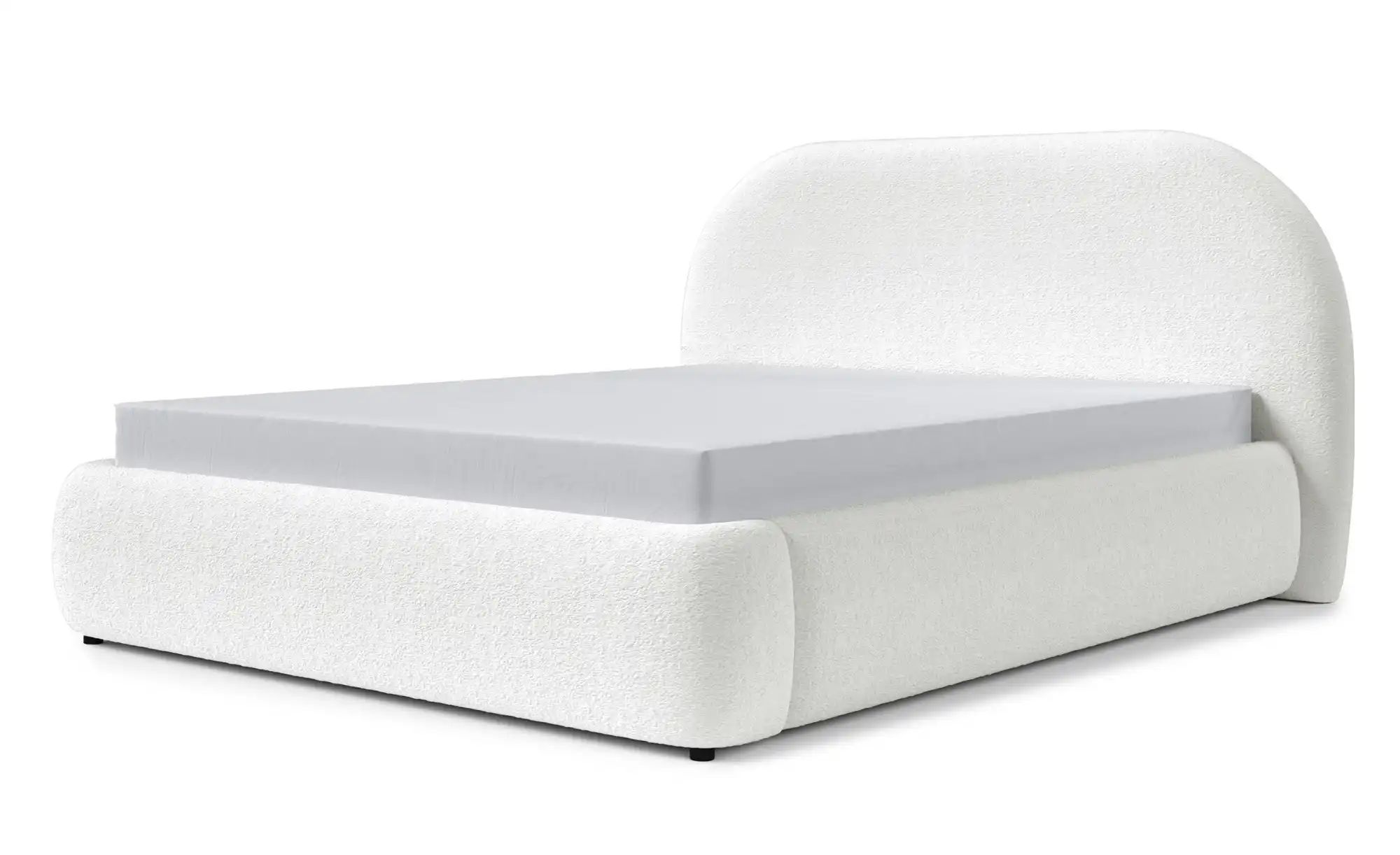 Polsterbett mit Bettkasten   ¦ creme ¦ Maße (cm): B: 218 H: 116 Betten > Po günstig online kaufen