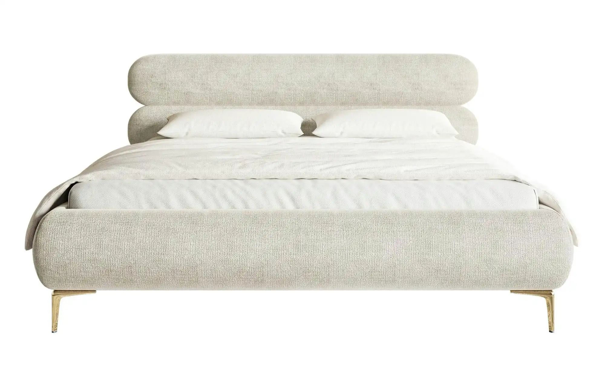 Selsey Polsterbett in Chenille Roule ¦ beige ¦ Maße (cm): B: 213 H: 96 Bett günstig online kaufen