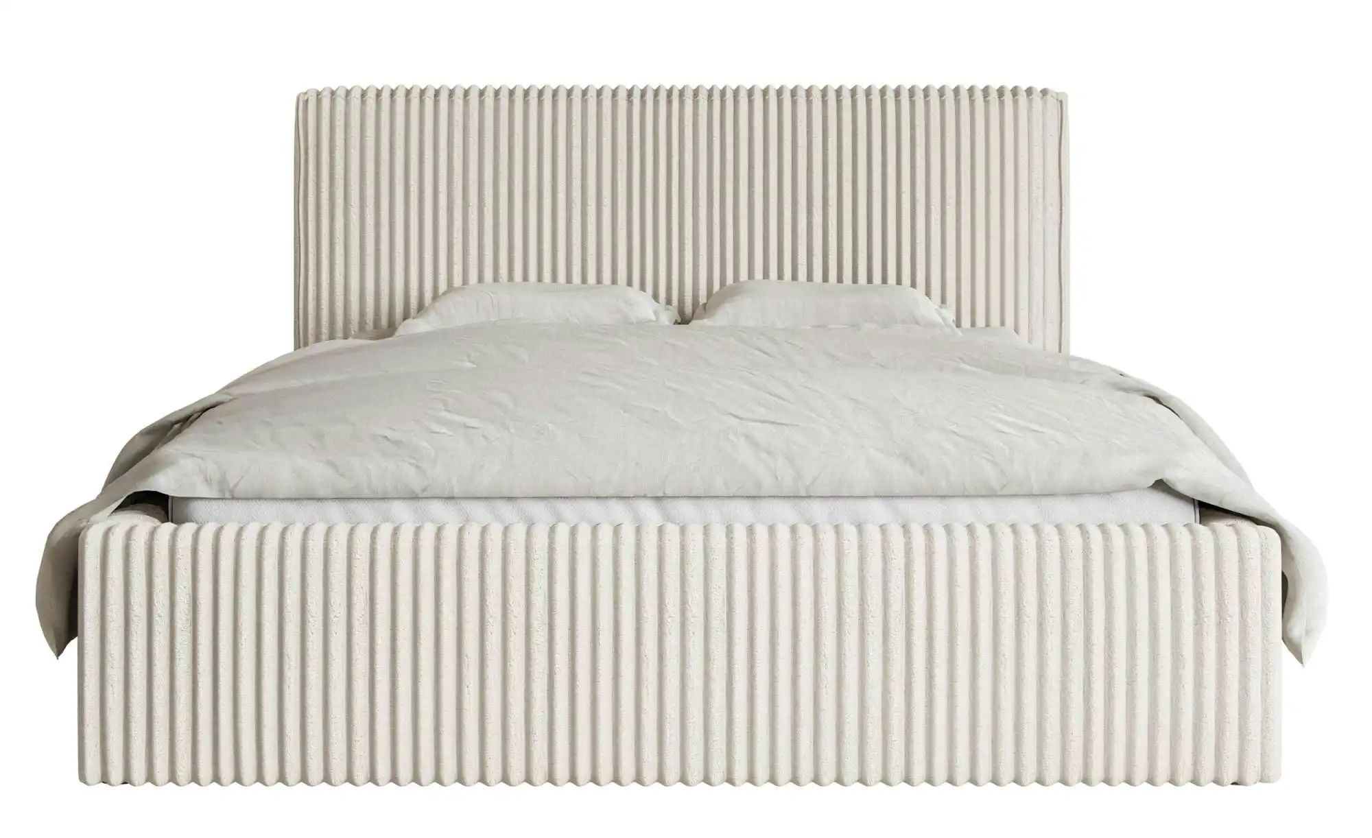 Polsterbett mit Bettkasten   ¦ creme ¦ Maße (cm): B: 180 H: 96,5 Betten > P günstig online kaufen