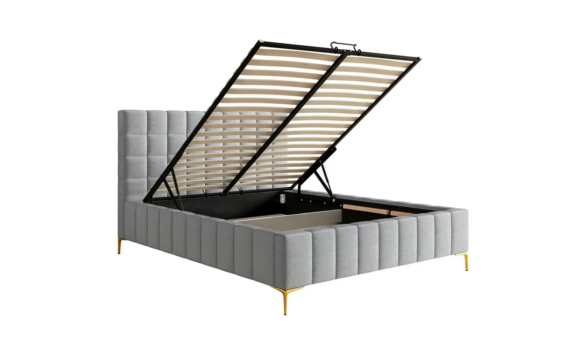 Thumbnail - Selsey Polsterbett mit Bettkasten Szejlo ¦ grau ¦ Maße (cm): B: 160 H: 126 Betten > Polsterbetten - Höffner