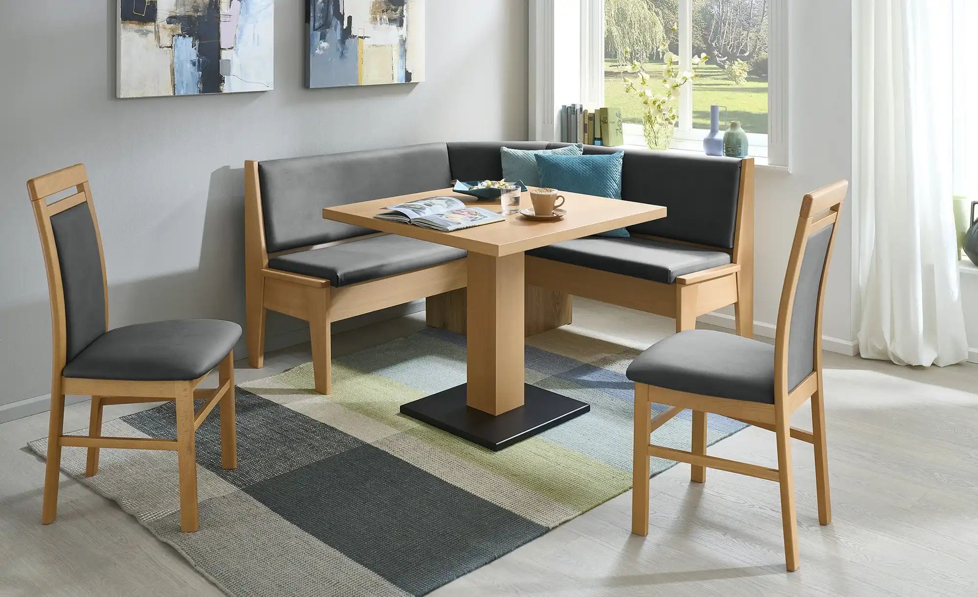 Thumbnail - Esszimmerstuhl Tina ¦ grau ¦ Maße (cm): B: 44 H: 100 T: 55.0 Stühle > Küchenstühle > Polster Küchenstühle - Höffner