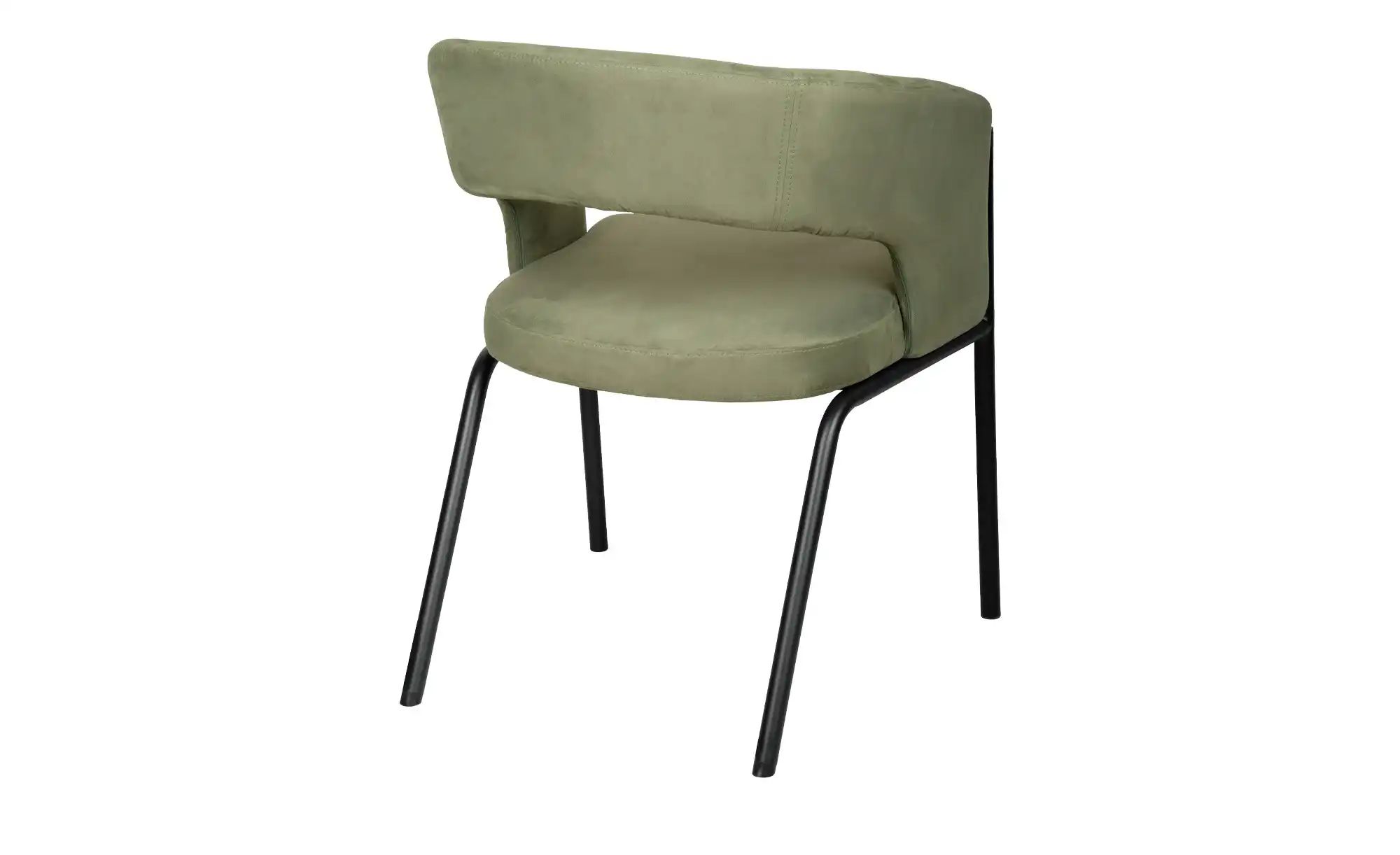uno Armlehnstuhl  Saran ¦ grün ¦ Maße (cm): B: 60,5 H: 75,8 T: 61.5 Stühle günstig online kaufen