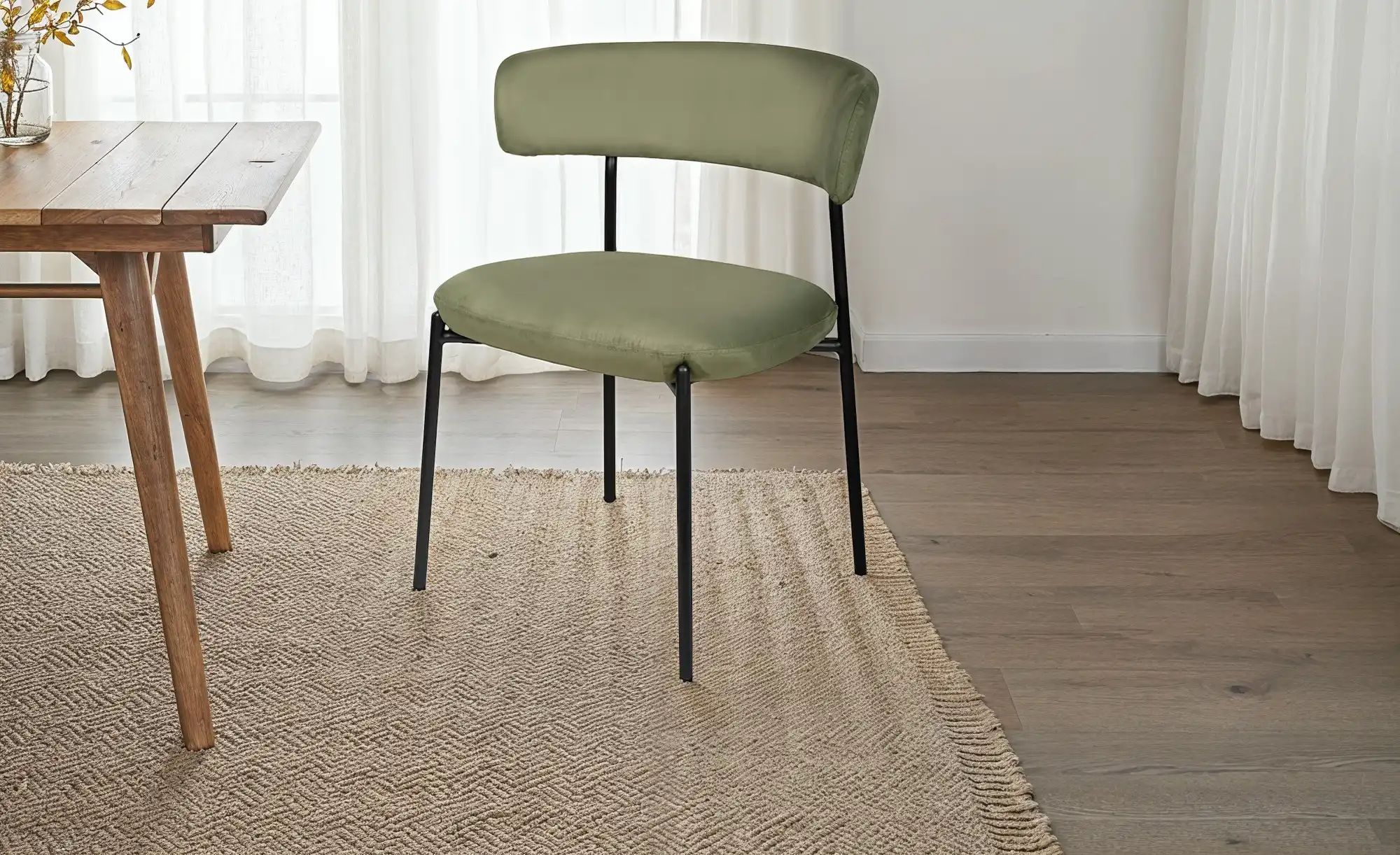 uno Esszimmerstuhl  Saron ¦ grün ¦ Maße (cm): B: 62,5 H: 79 T: 56.5 Stühle günstig online kaufen