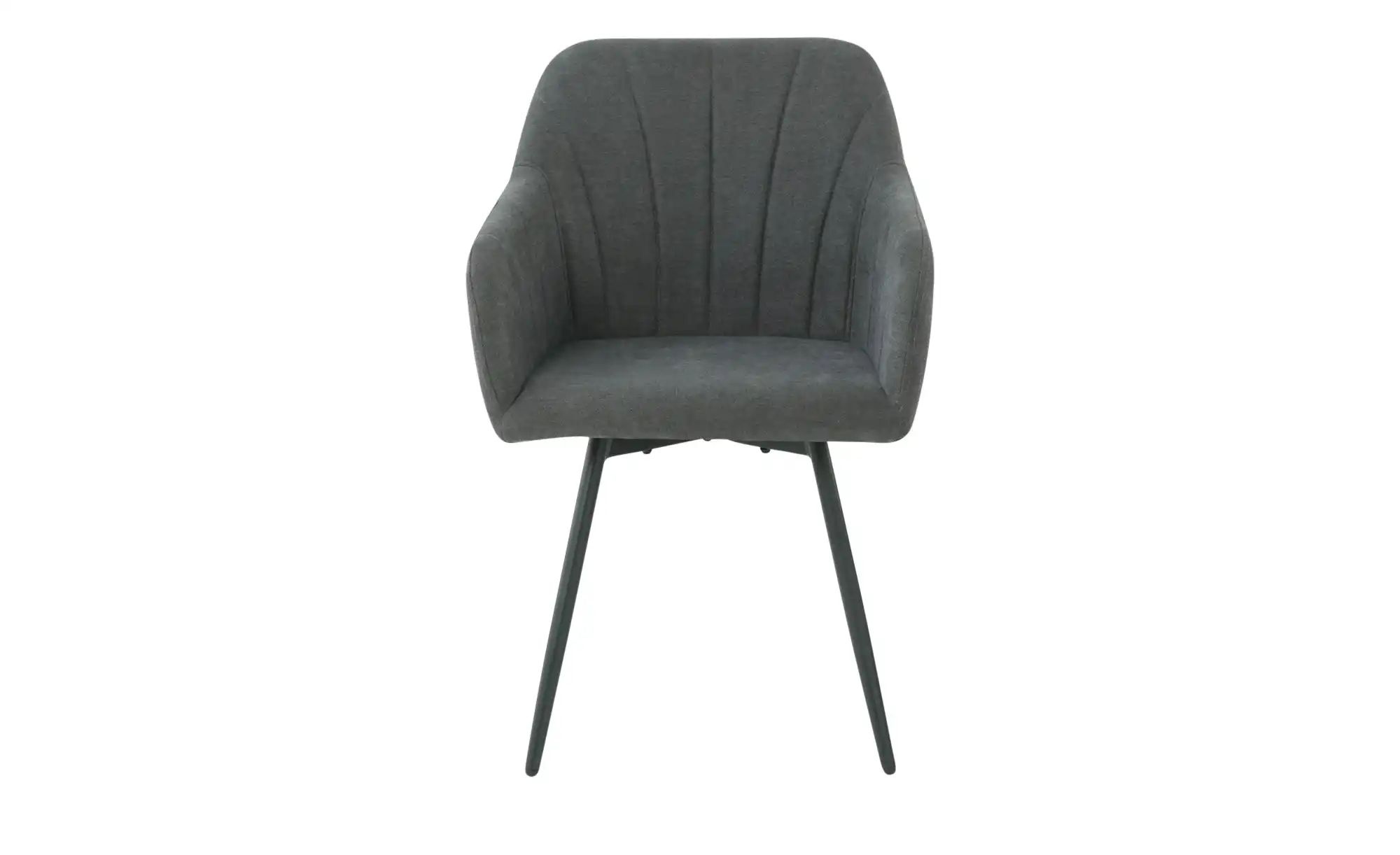 Thumbnail - Armlehnstuhl 360° drehbar Leon ¦ grau ¦ Maße (cm): B: 58,5 H: 84 T: 54.0 Stühle > Polsterstühle - Höffner