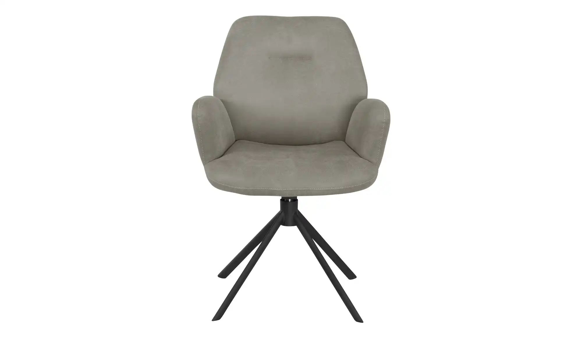 Thumbnail - uno Armlehnstuhl  Lisa ¦ grau ¦ Maße (cm): B: 62,5 H: 88,5 T: 63.0 Stühle > Esszimmerstühle > Esszimmerstühle mit Armleh...