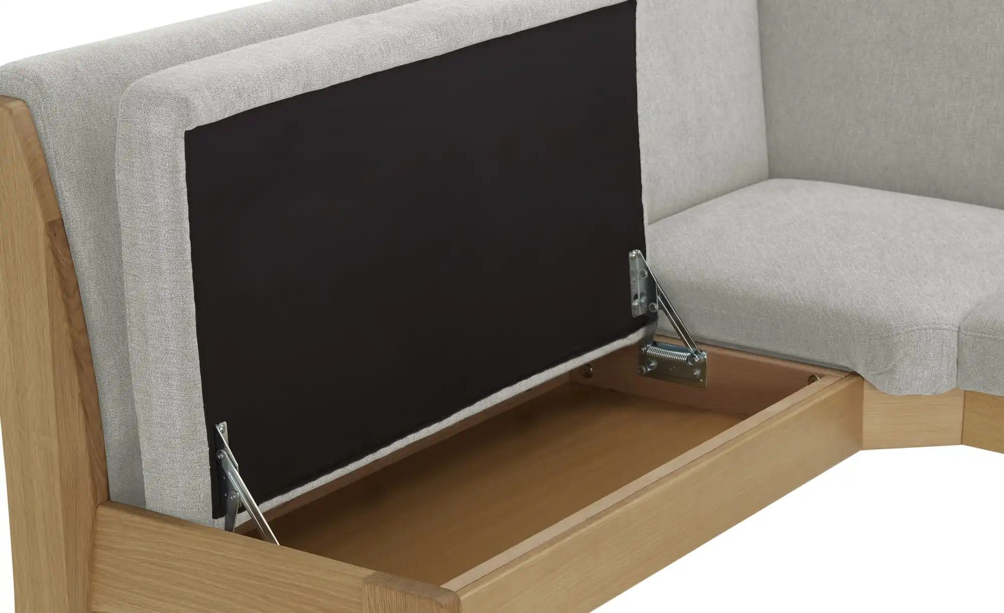 Eckbank mit Stauraum Toledo ¦ grau ¦ Maße (cm): B: 203 H: 87 T: 163.0 Bänke günstig online kaufen