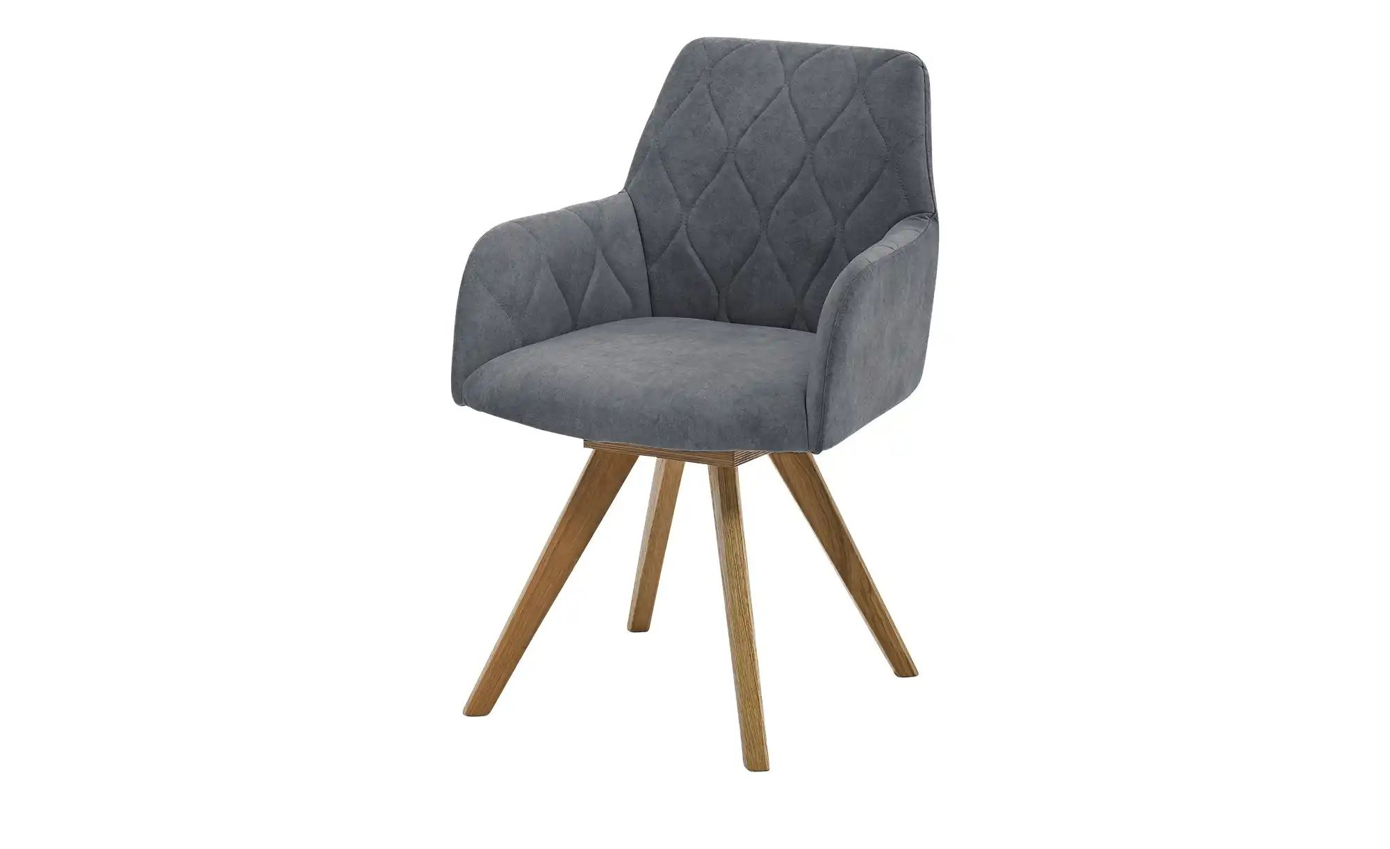 Woodford Esszimmerstuhl  Damask ¦ grau ¦ Maße (cm): B: 61 H: 88 T: 66.5 Stü günstig online kaufen