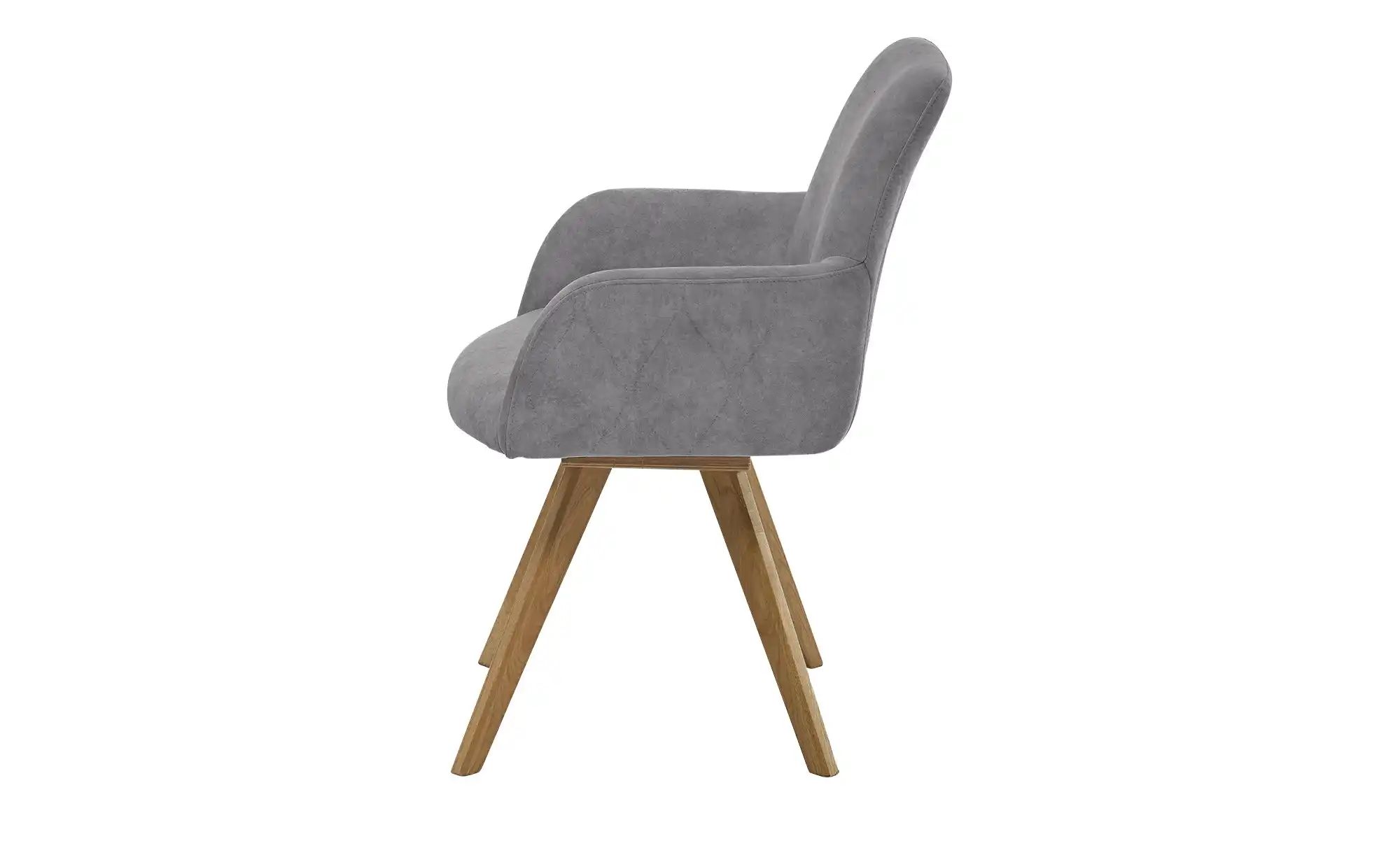 Woodford Esszimmerstuhl  Damask ¦ grau ¦ Maße (cm): B: 61 H: 88 T: 66.5 Stü günstig online kaufen