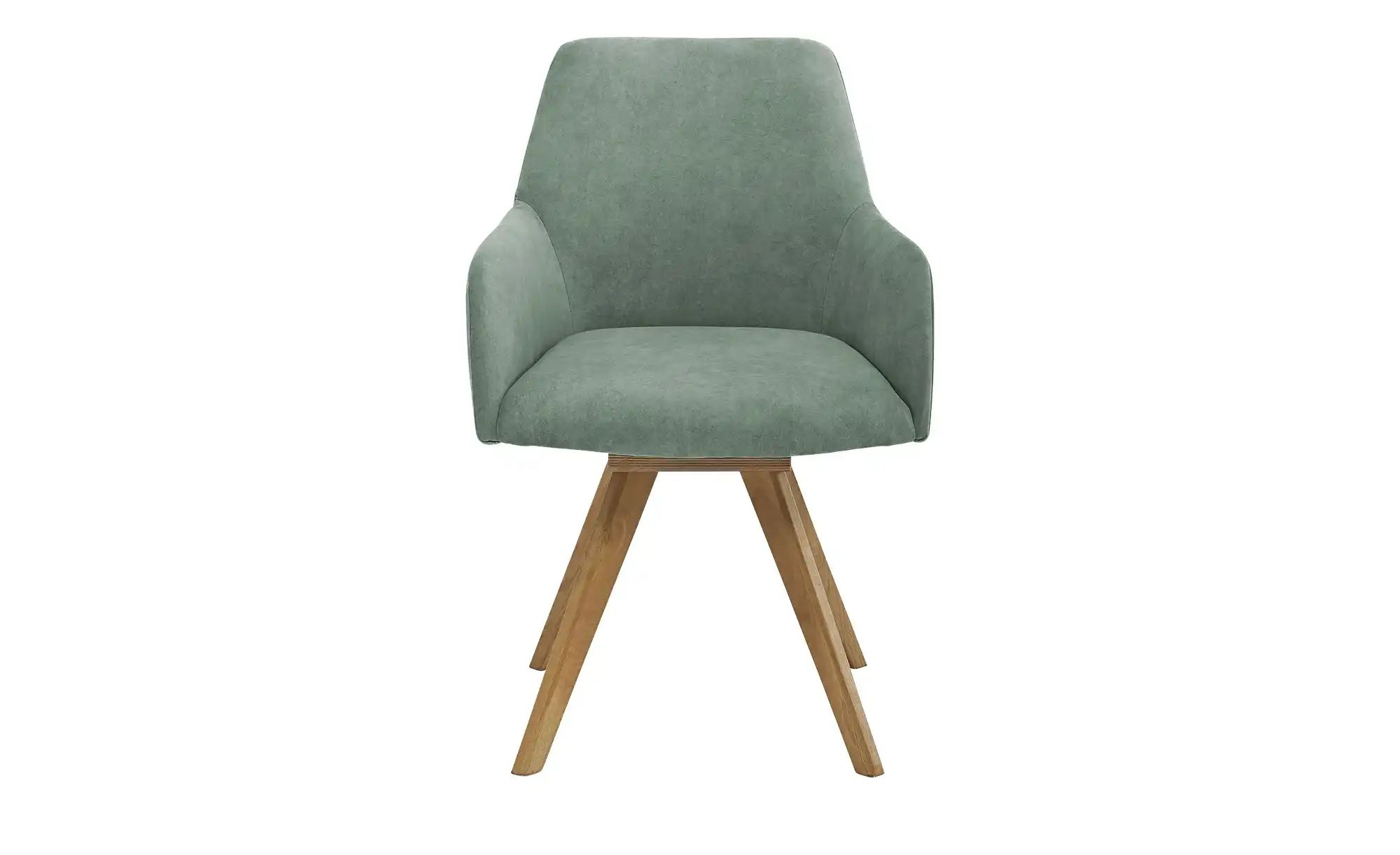 Thumbnail - Woodford Esszimmerstuhl  Damask ¦ grün ¦ Maße (cm): B: 61 H: 88 T: 66.5 Stühle > Küchenstühle > Küchenstühle mit Armlehn...