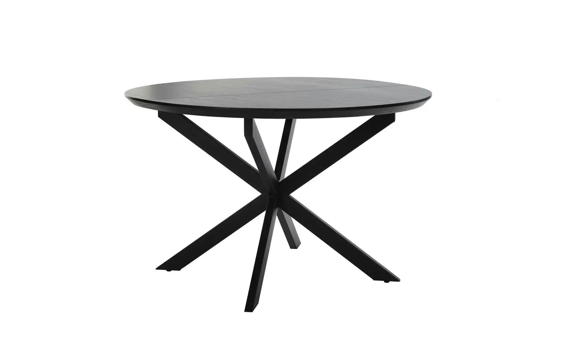 by Living Esstisch mit Auszug Oregon  schwarz  Maße (cm): B: 120 H: 76 | 04251942253016