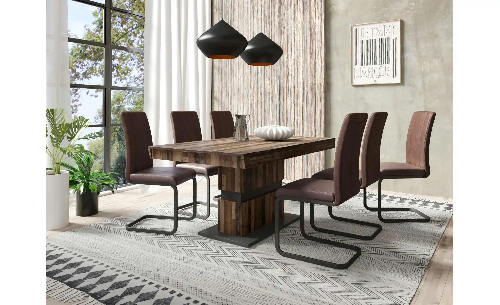 by Living Esstisch  Matthew ¦ braun ¦ Maße (cm): B: 160 H: 75 Tische > Esst günstig online kaufen