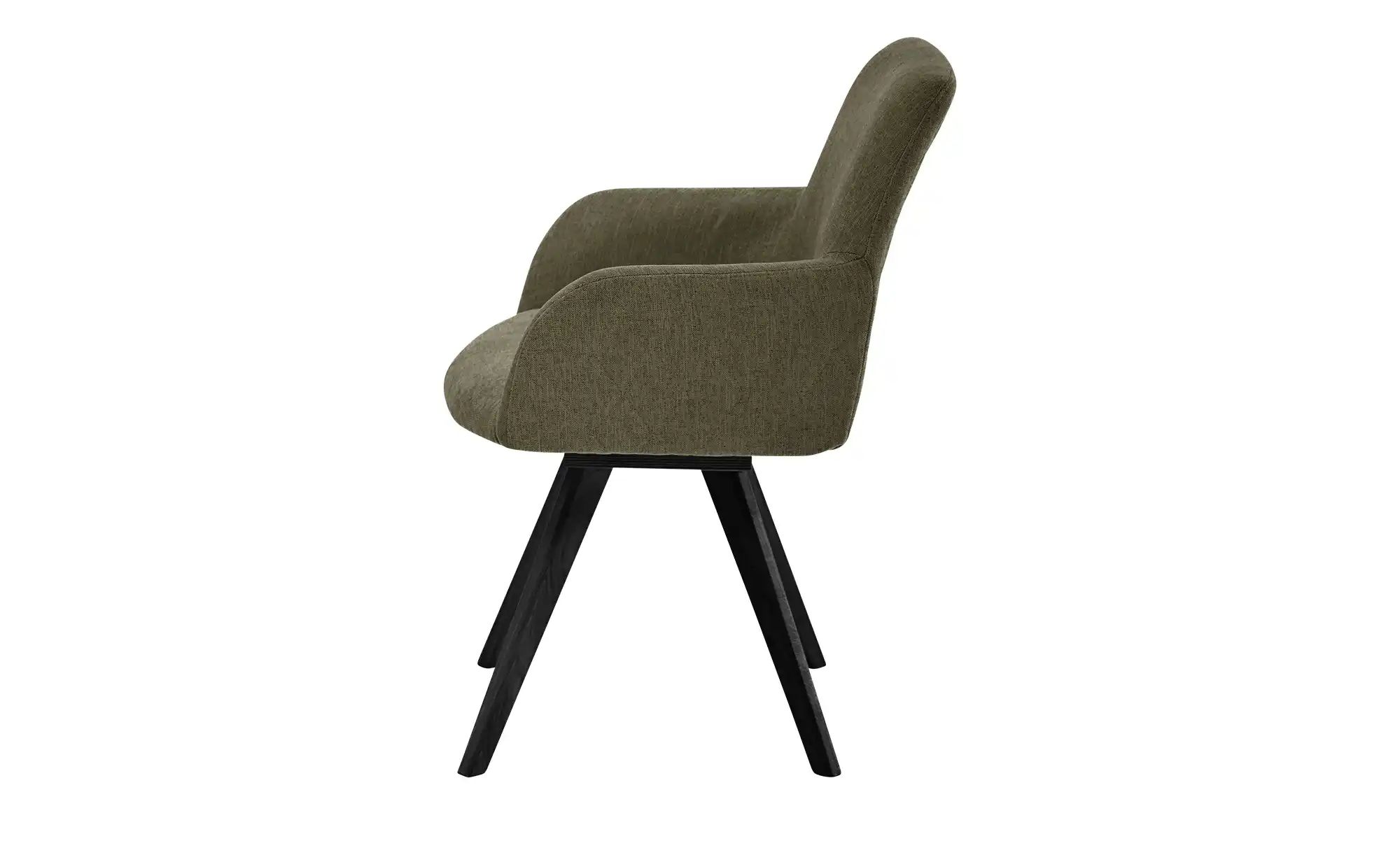 Thumbnail - Dine + Mine Esszimmerstuhl Bristol 2 ¦ grün ¦ Maße (cm): B: 61 H: 88 T: 66.5 Stühle > Küchenstühle > Küchenstühle mit A...