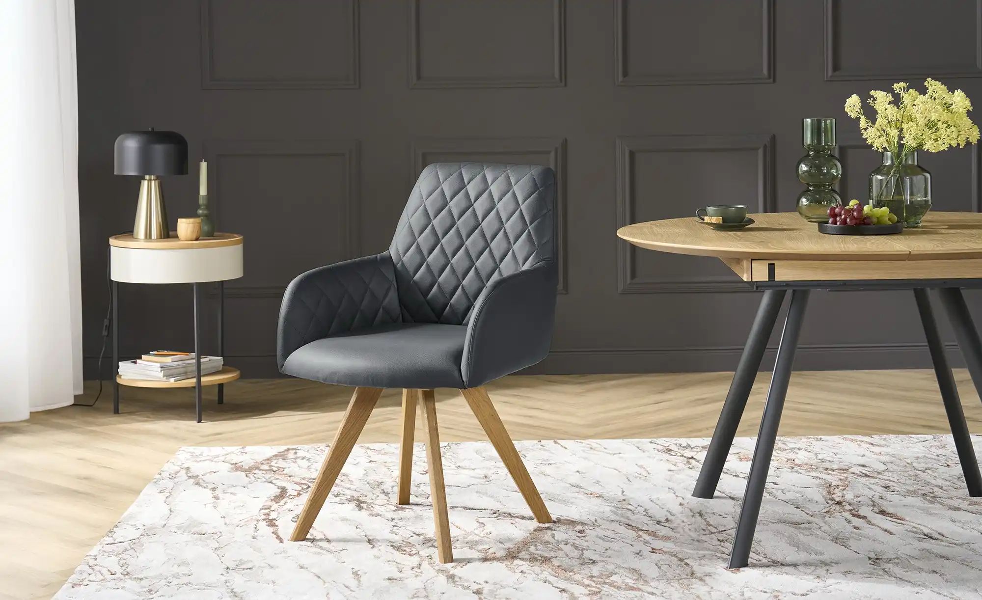 Woodford Esszimmerstuhl  Bristol 1 ¦ grau ¦ Maße (cm): B: 61 H: 88 T: 66.5 günstig online kaufen