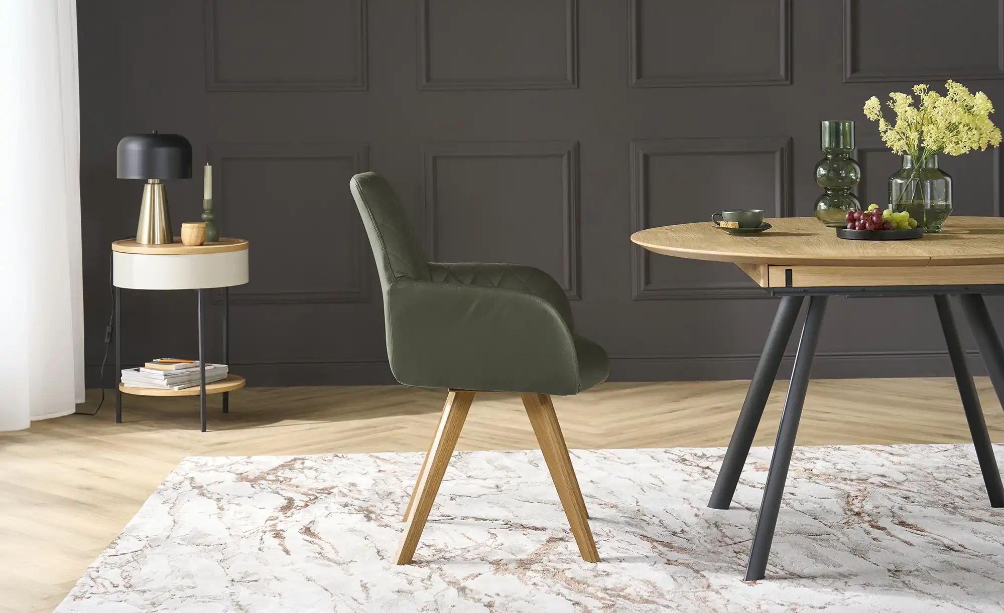 Woodford Esszimmerstuhl  Bristol 1 ¦ grün ¦ Maße (cm): B: 61 H: 88 T: 66.5 günstig online kaufen