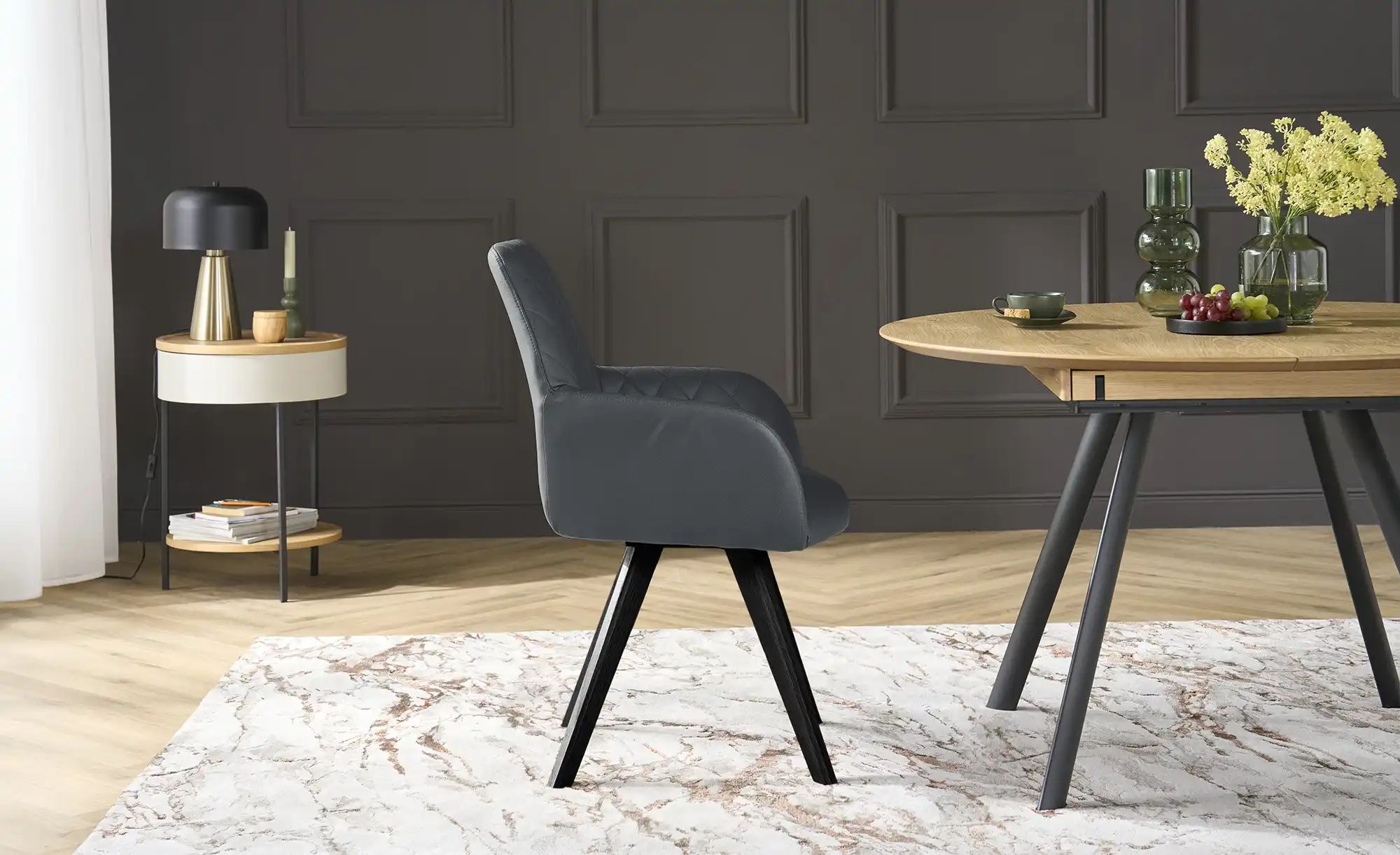 Woodford Esszimmerstuhl  Bristol 1 ¦ grau ¦ Maße (cm): B: 61 H: 88 T: 66.5 günstig online kaufen