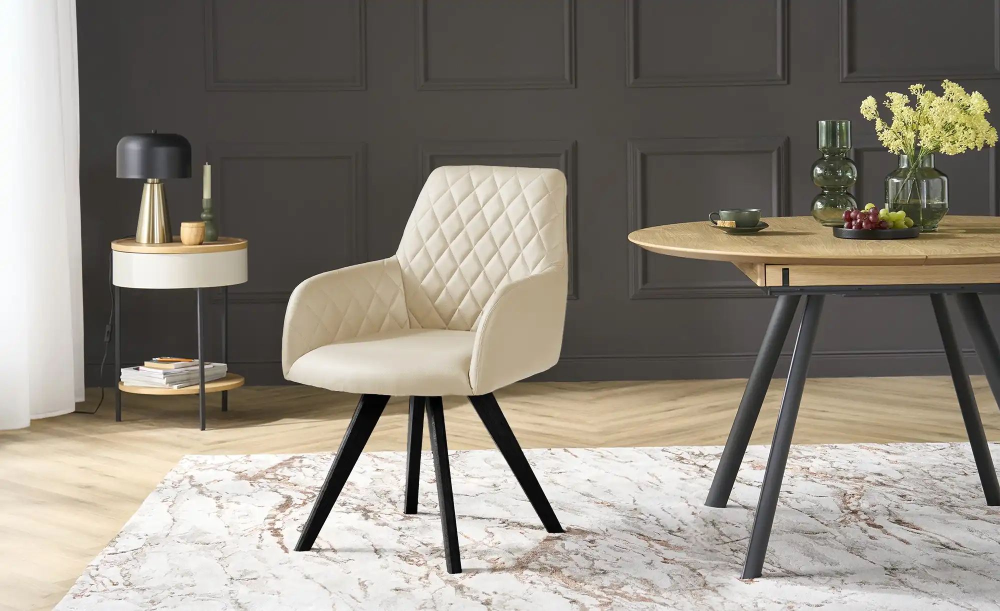 Woodford Esszimmerstuhl  Bristol 1 ¦ beige ¦ Maße (cm): B: 61 H: 88 T: 66.5 günstig online kaufen