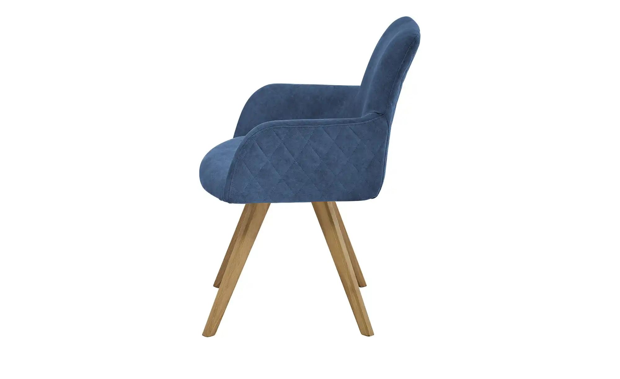 Thumbnail - Woodford Esszimmerstuhl Bristol 2 ¦ blau ¦ Maße (cm): B: 61 H: 88 T: 66.5 Stühle > Küchenstühle > Küchenstühle mit Arml...